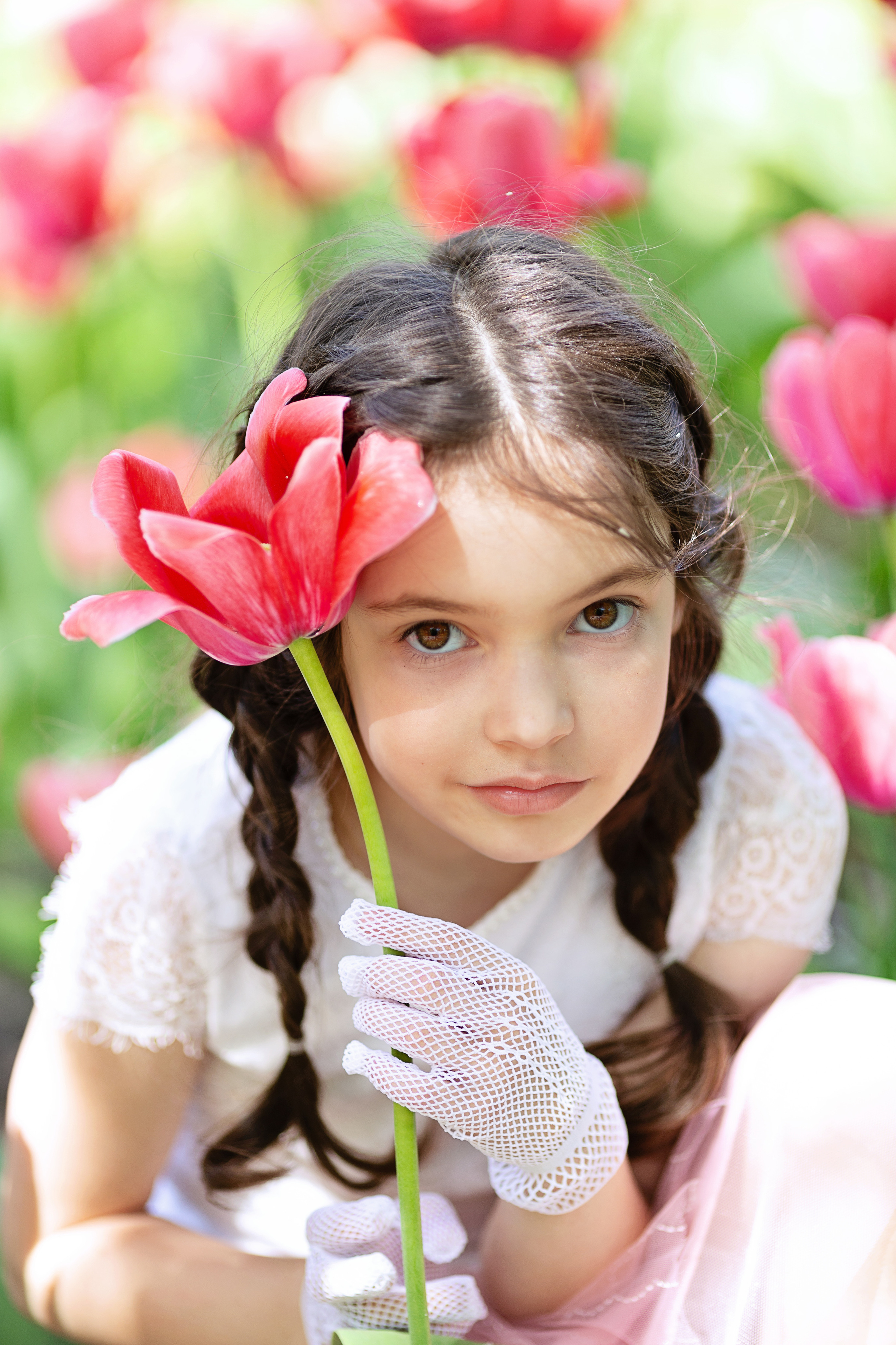 Варя в цветущем саду. Актерское и модельное портфолио. Фотограф в Москве Екатерина Коломеец