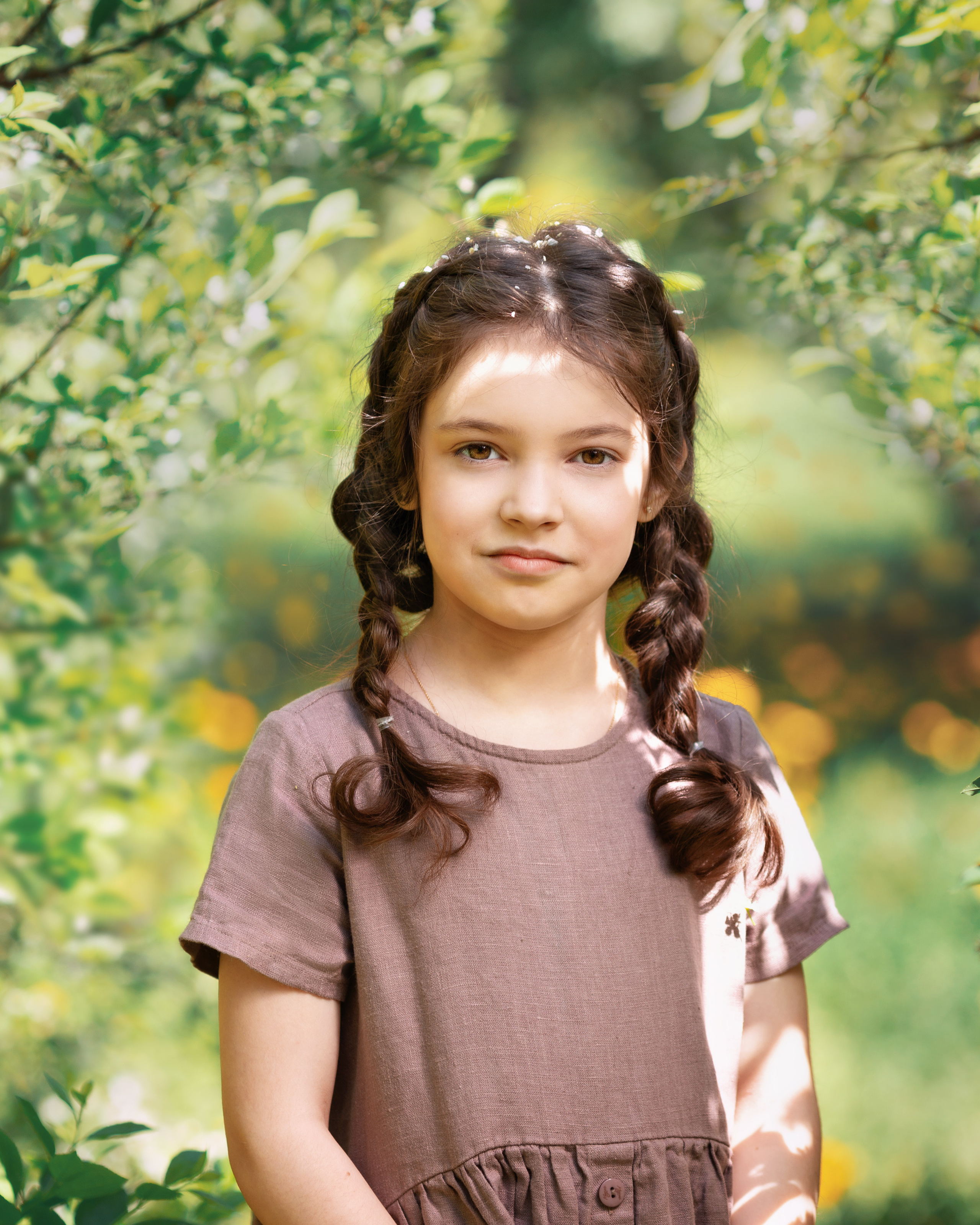 Варя в цветущем саду. Актерское и модельное портфолио. Фотограф в Москве Екатерина Коломеец