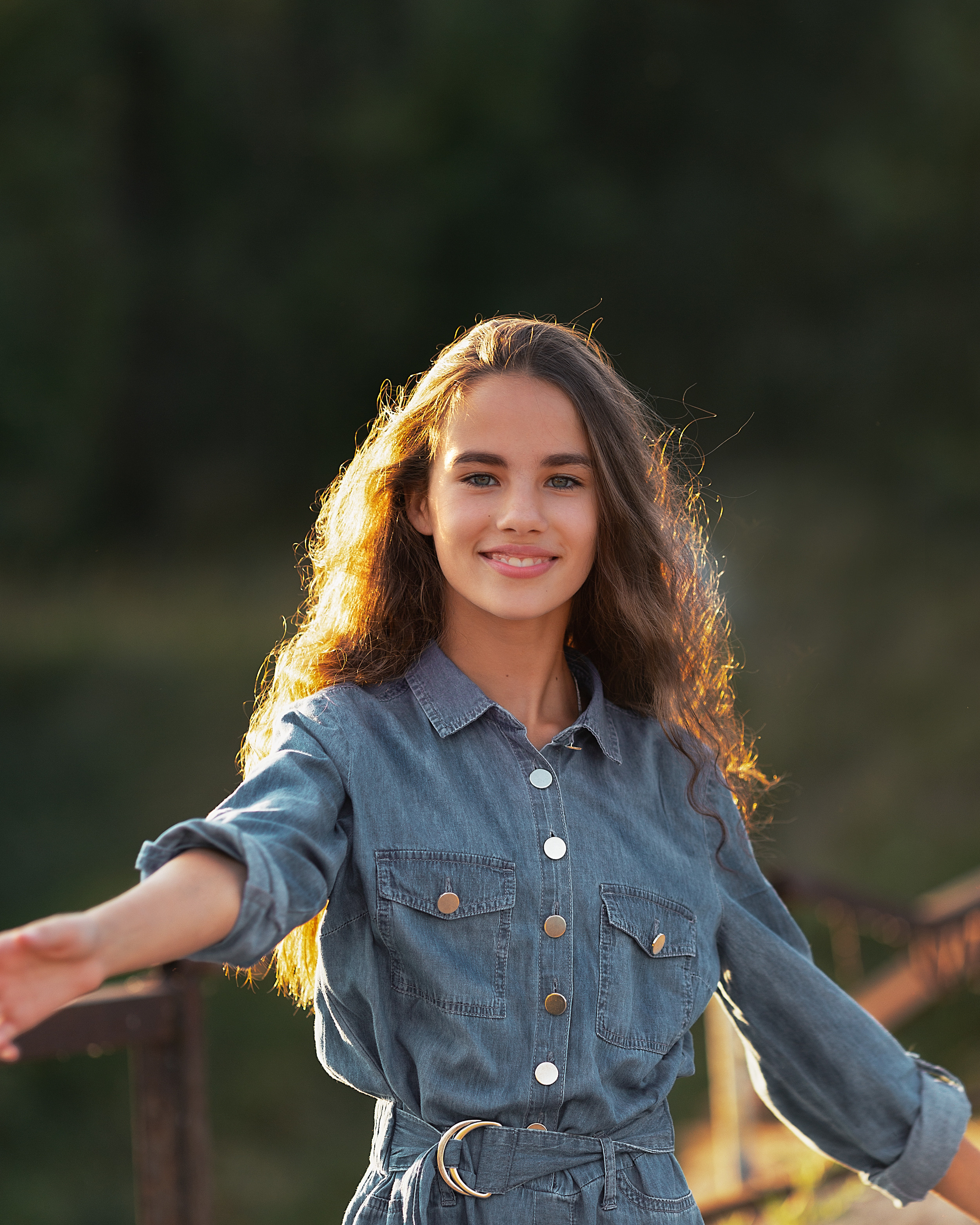 Закат на заброшенной ГЭС. Актерское и модельное портфолио. Фотограф в Москве Екатерина Коломеец