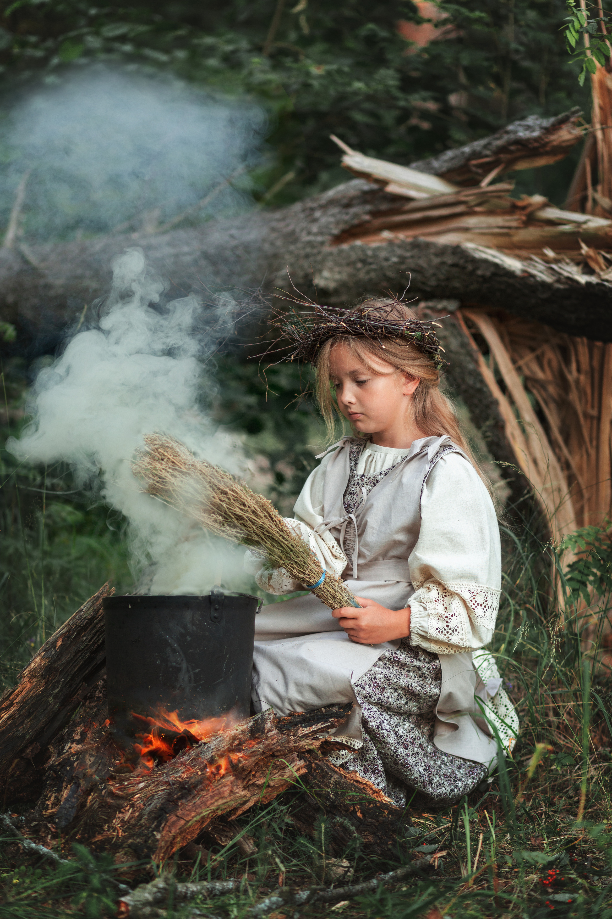 Сказка о лесной колдунье. Актерское и модельное портфолио. Фотограф в Москве Екатерина Коломеец