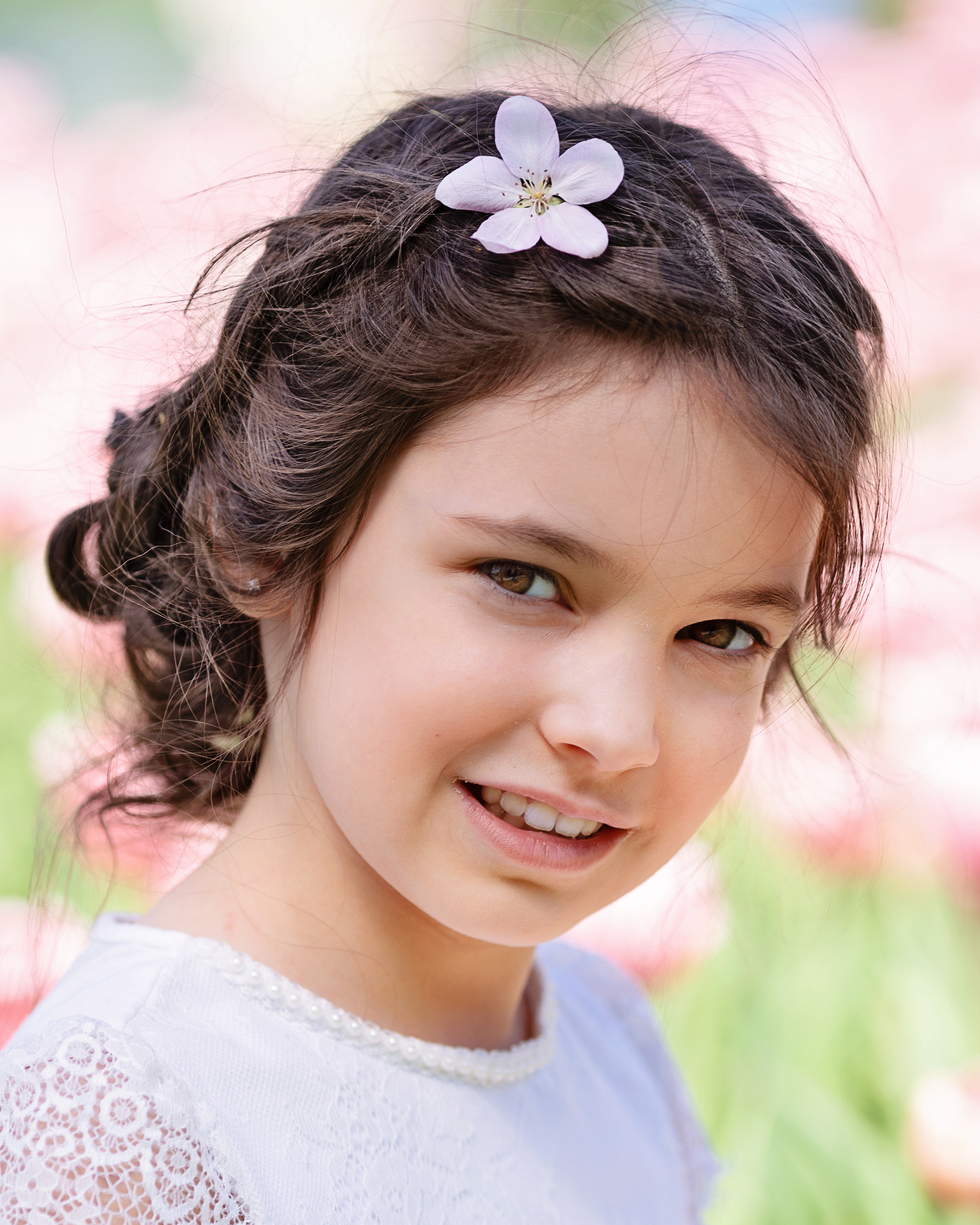 Варя в цветущем саду. Актерское и модельное портфолио. Фотограф в Москве Екатерина Коломеец