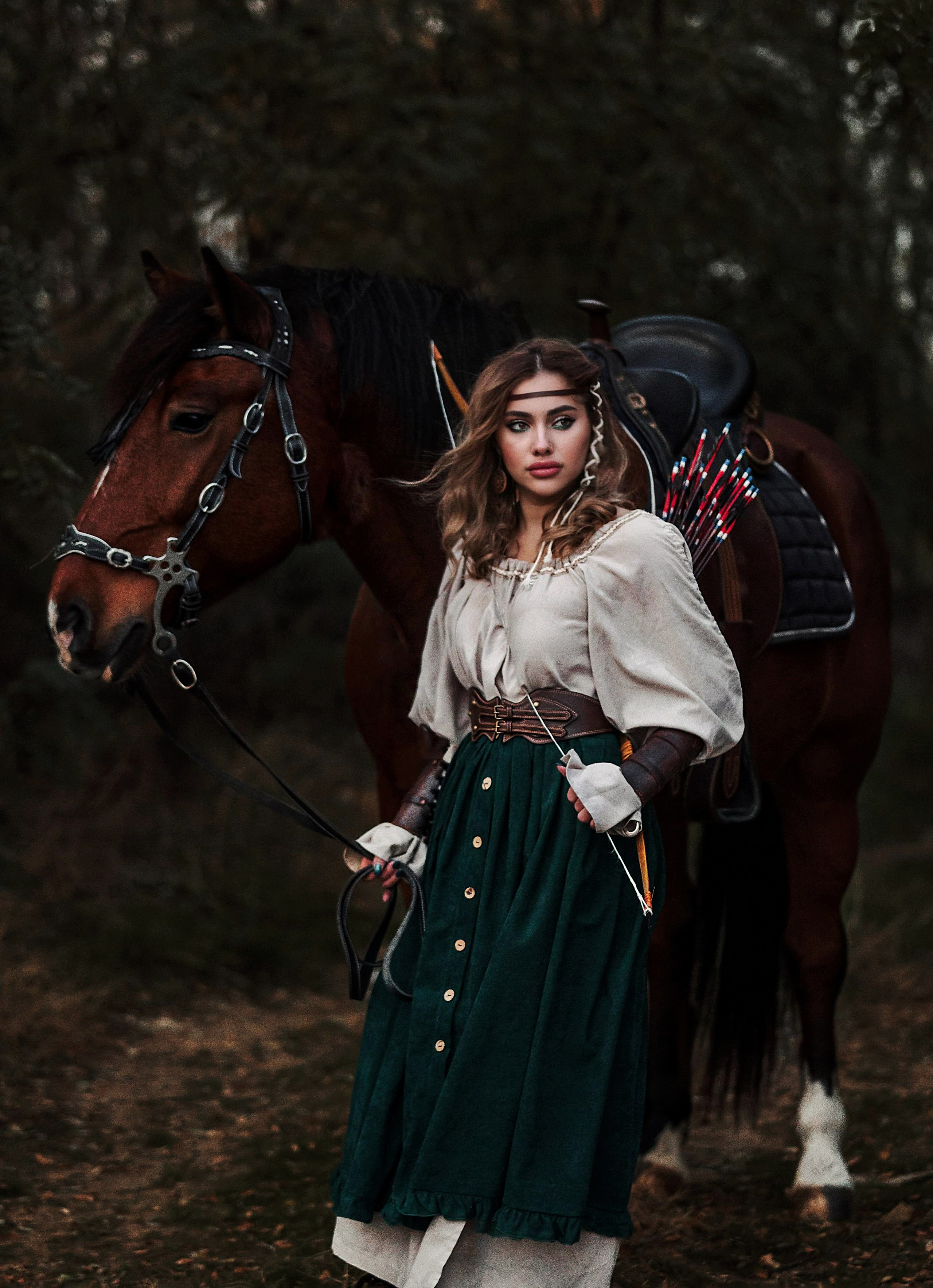 Лучница. Конный и театральный фотограф Анапа