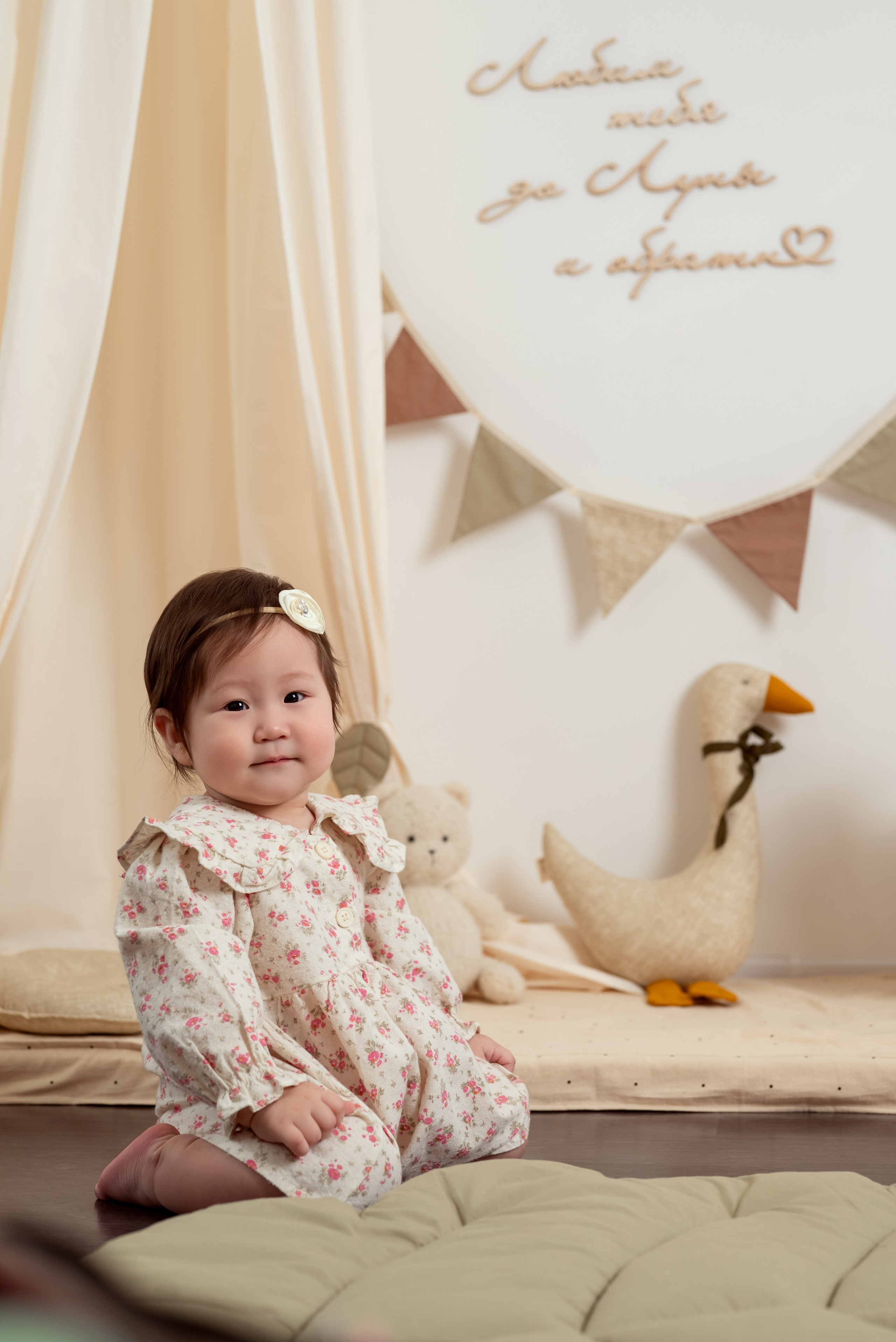 Алине 1 годик. Фотограф новорожденных в Норильске Виктория Шагалиева