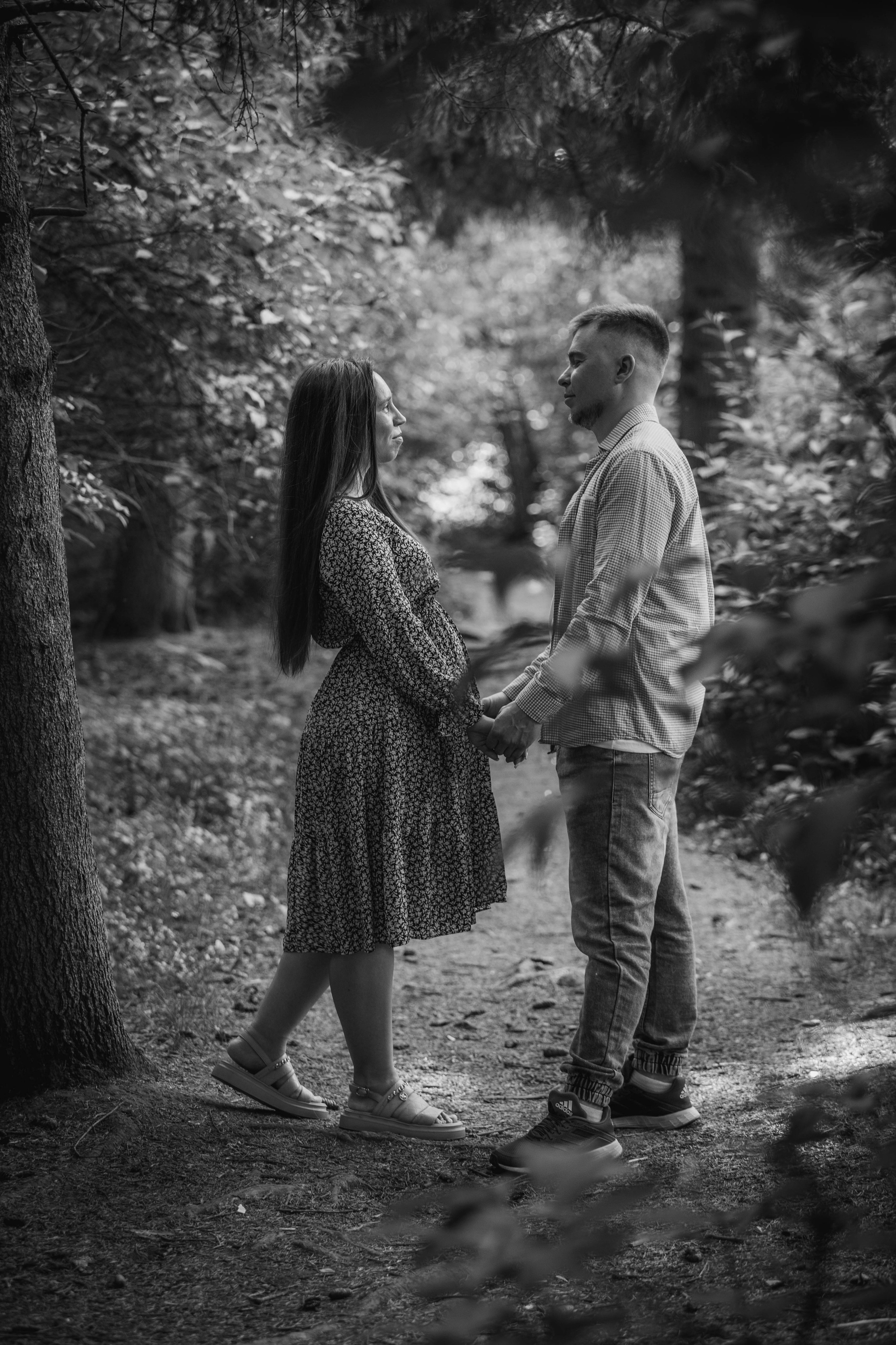 Съемка «В ожидании» Елена и Максим