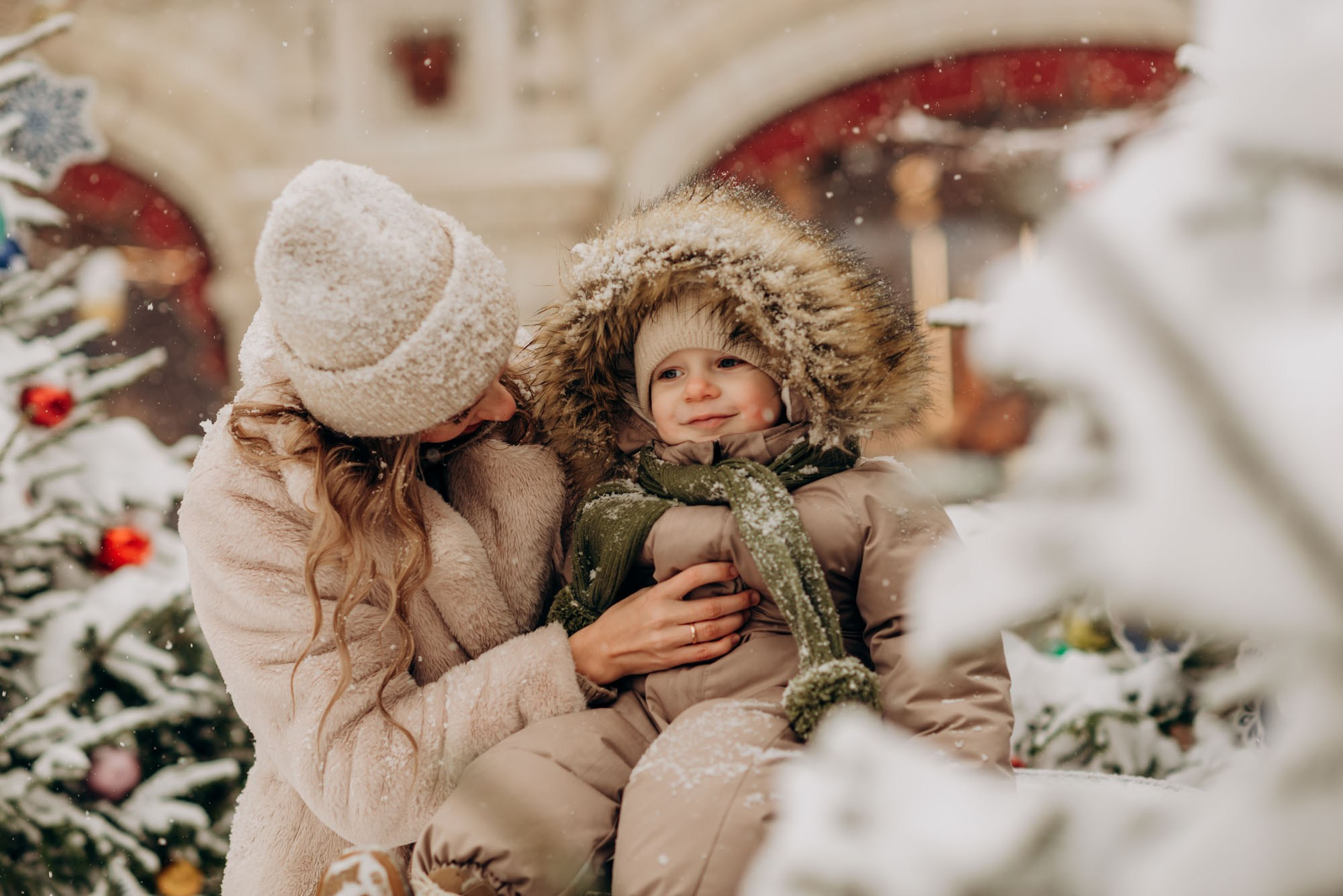 Новогодние фотосессии в центре Москвы. Семейный фотограф в Домодедово и Москве Елена Пичугина