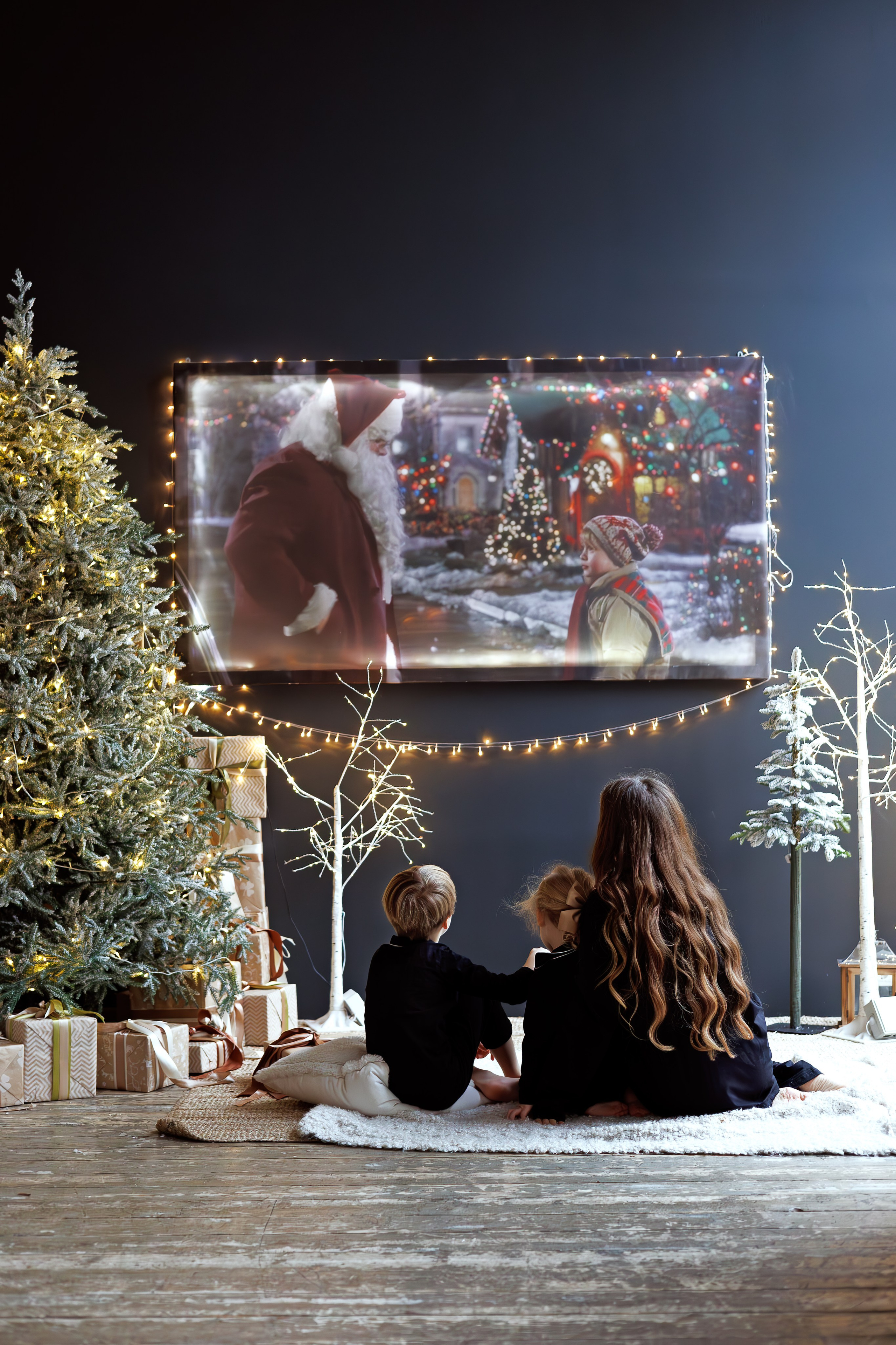 Новогодняя семейная фотосессия в студии FAMOUS (на Павелецкой). Свадебный и семейный фотограф в Москве и МО Елена Агапова