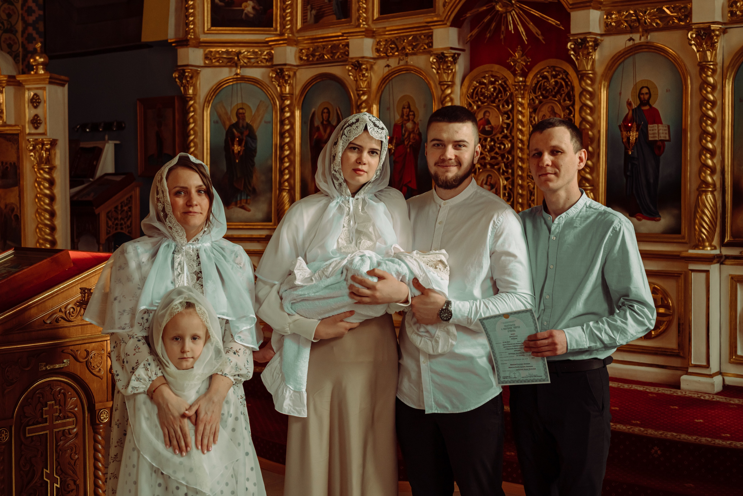 Крещение Амелии. Фотограф новорожденных в Норильске Виктория Шагалиева