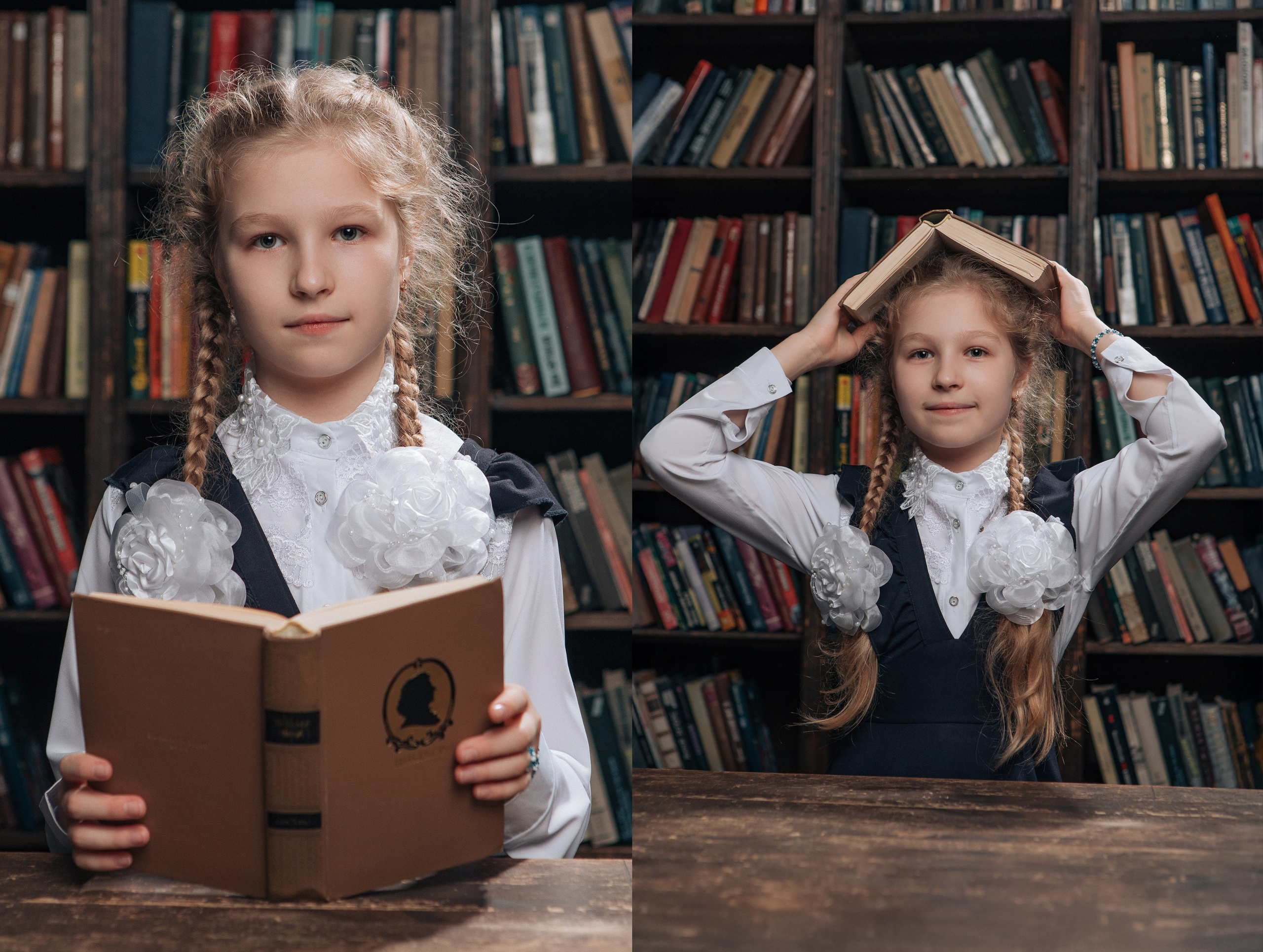 ВЫПУСКНЫЕ АЛЬБОМЫ. Детский и семейный фотограф с животными в Москве Гурьева Надежда