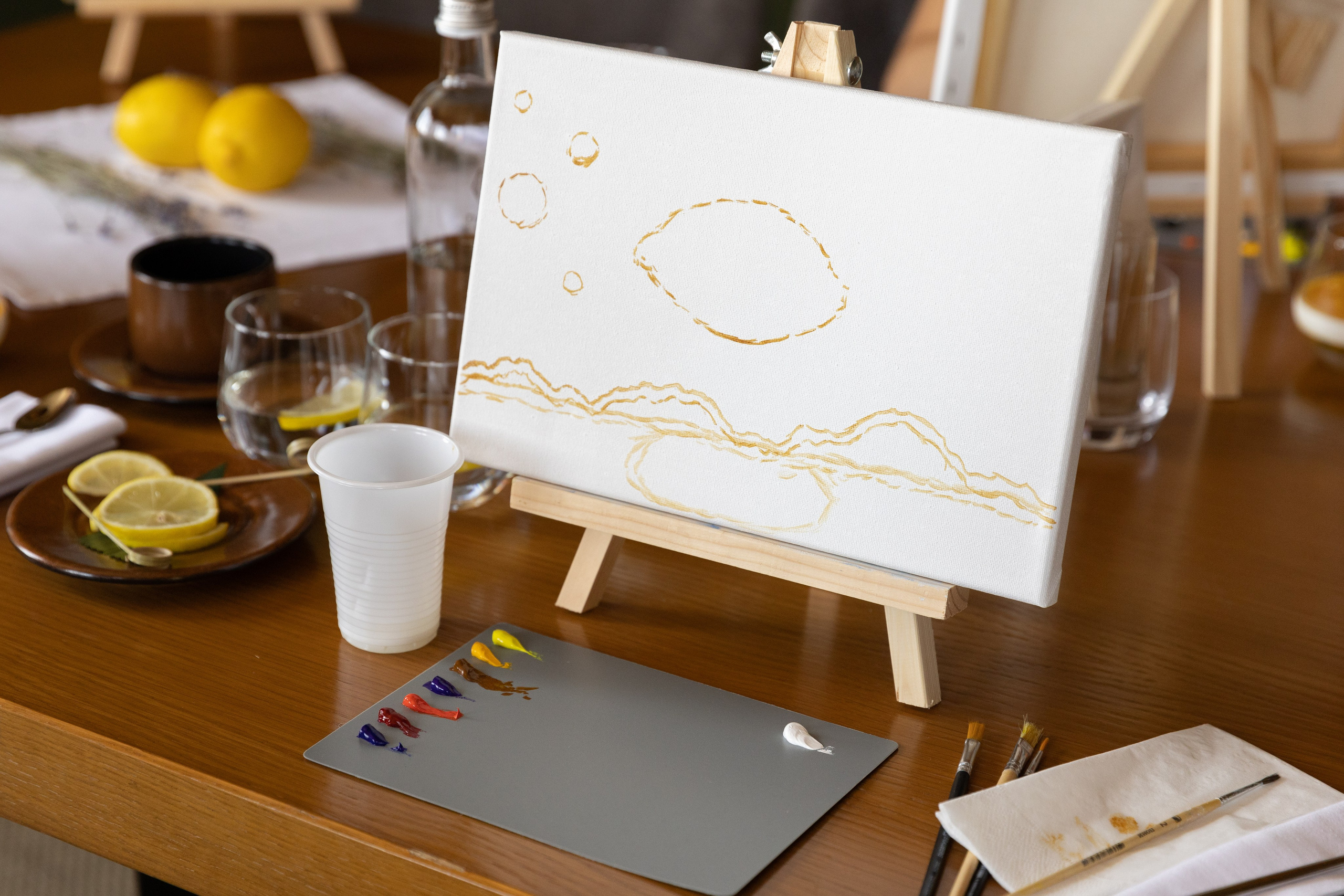 МАСТЕР-КЛАСС ПО ЖИВОПИСИ МАСЛОМ. Фотограф в Сочи Екатерина Потапова