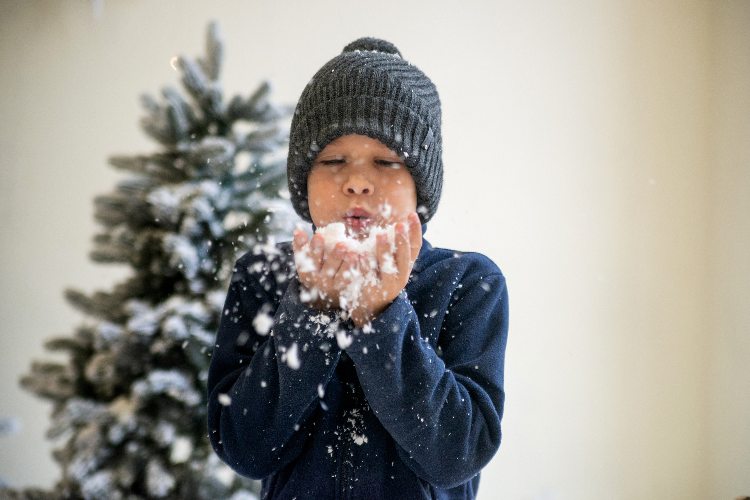 Дети в снежной студии. Фотограф и дизайнер в Москве Екатерина Лобачева