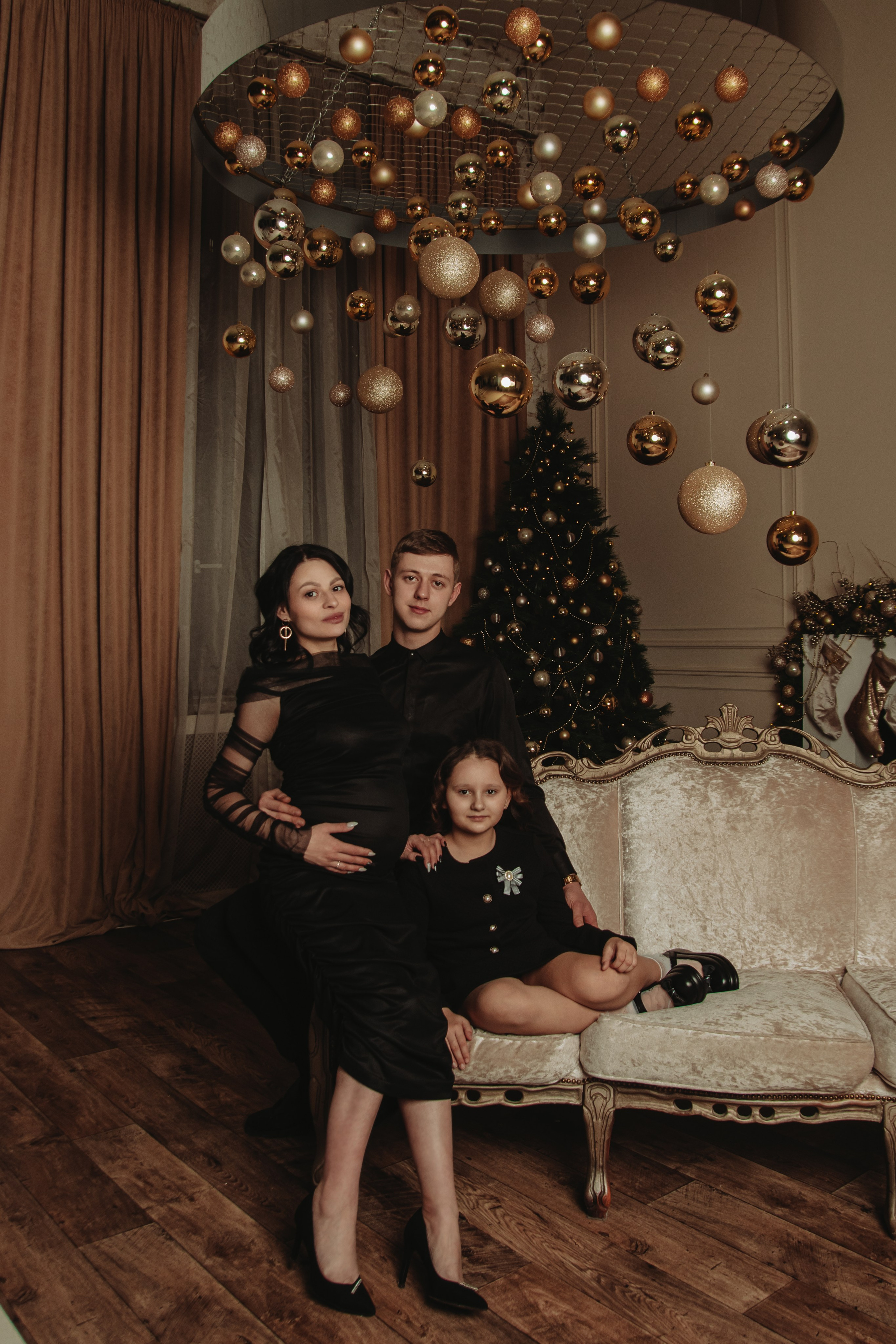 Семейная новогодняя съемка