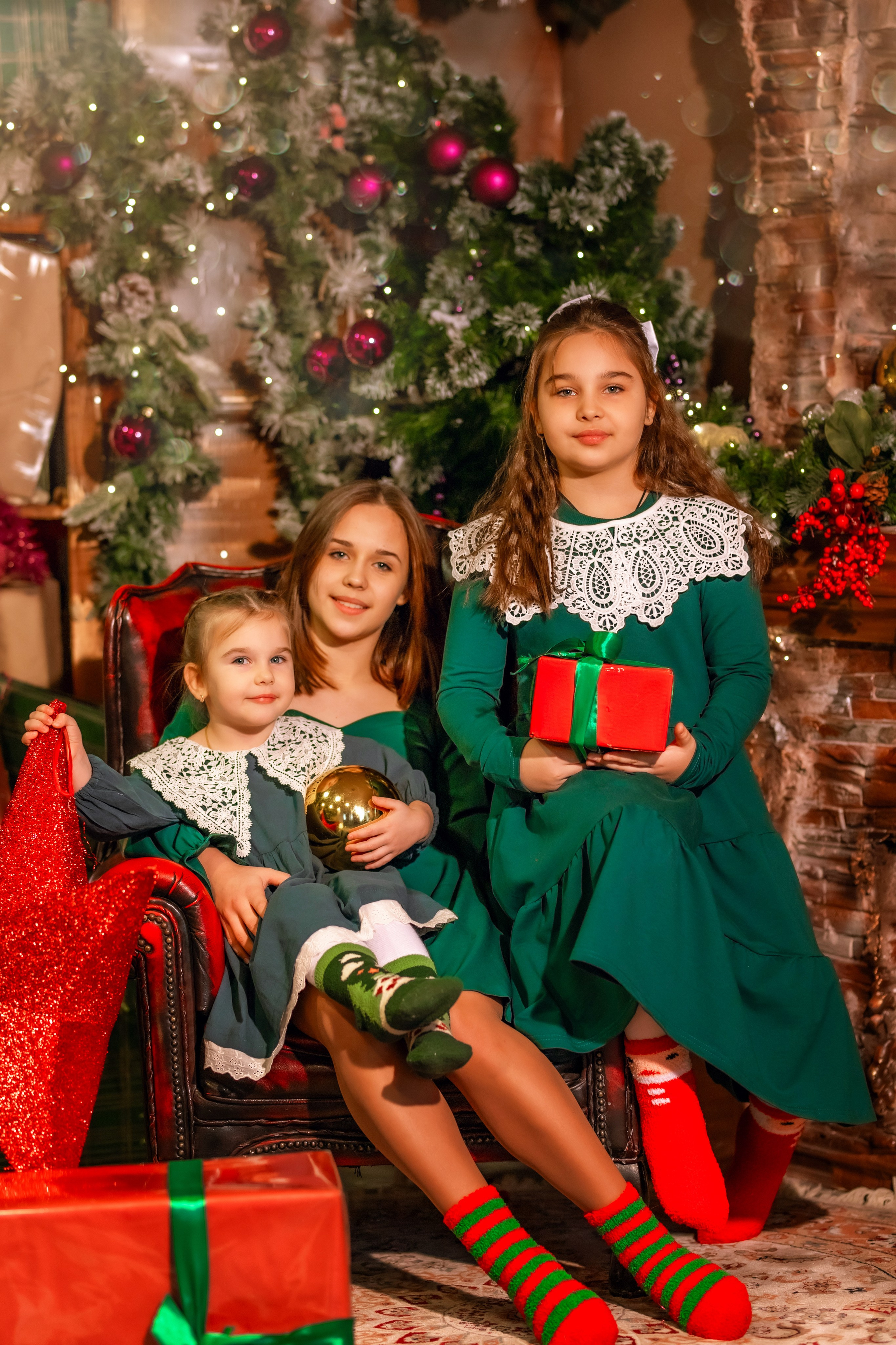 НОВЫЙ ГОД и Рождество в СТУДИЯХ. Фотограф Алина Лебедь