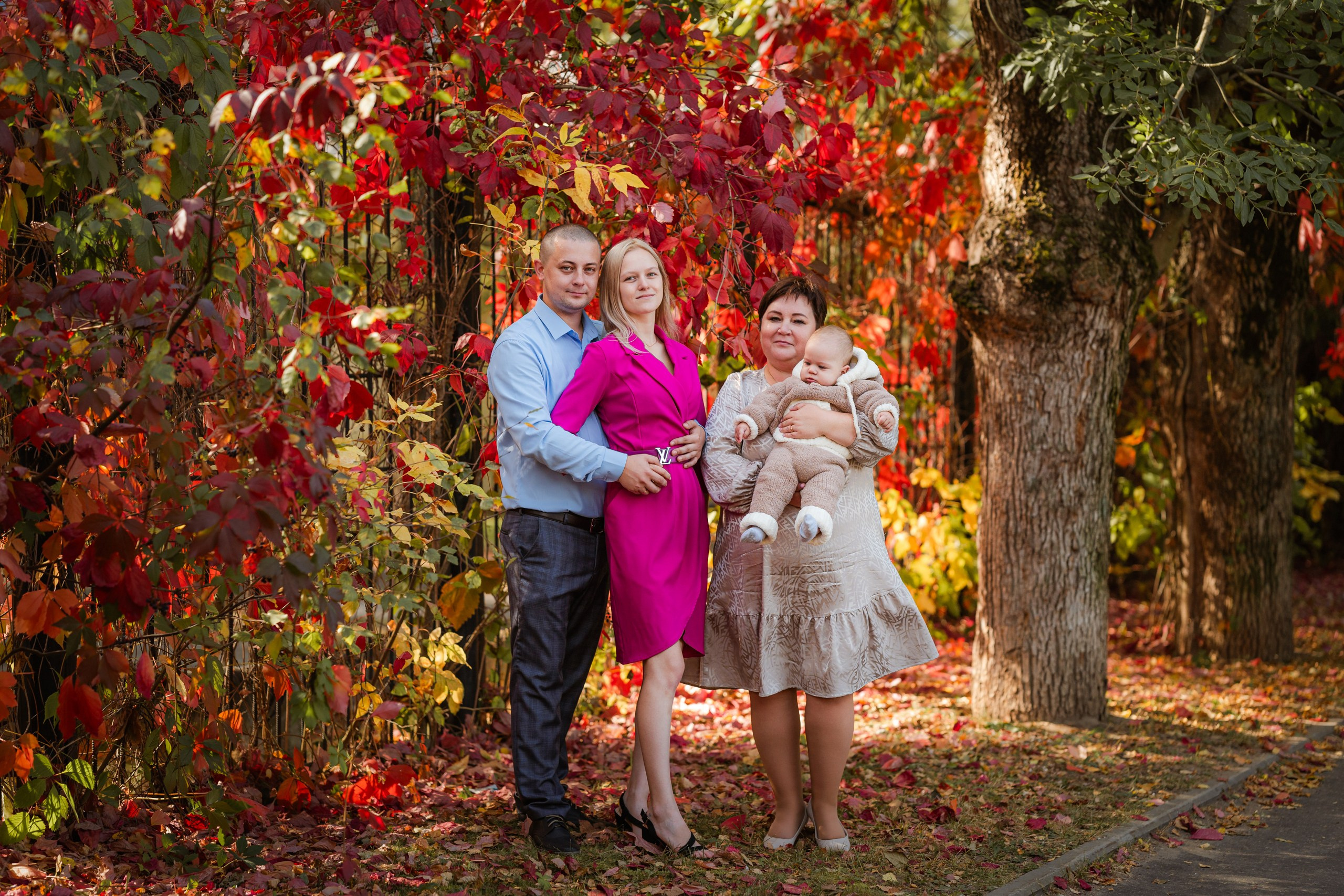 Фотопрогулка осенью. Семья Ирины