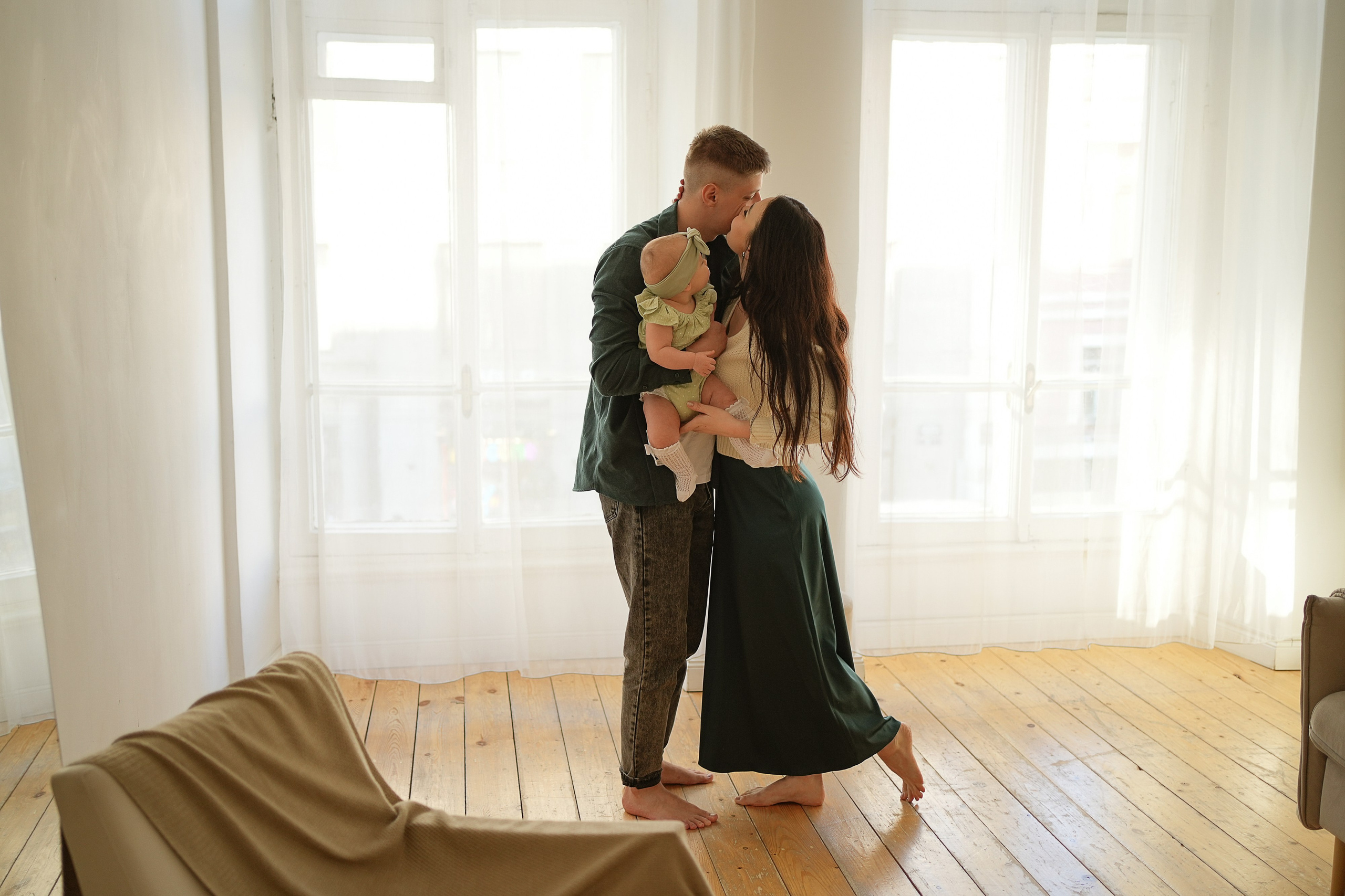 Таня, Юра и Полиночка. Семейный фотограф в Санкт-Петербурге Саша Кактус