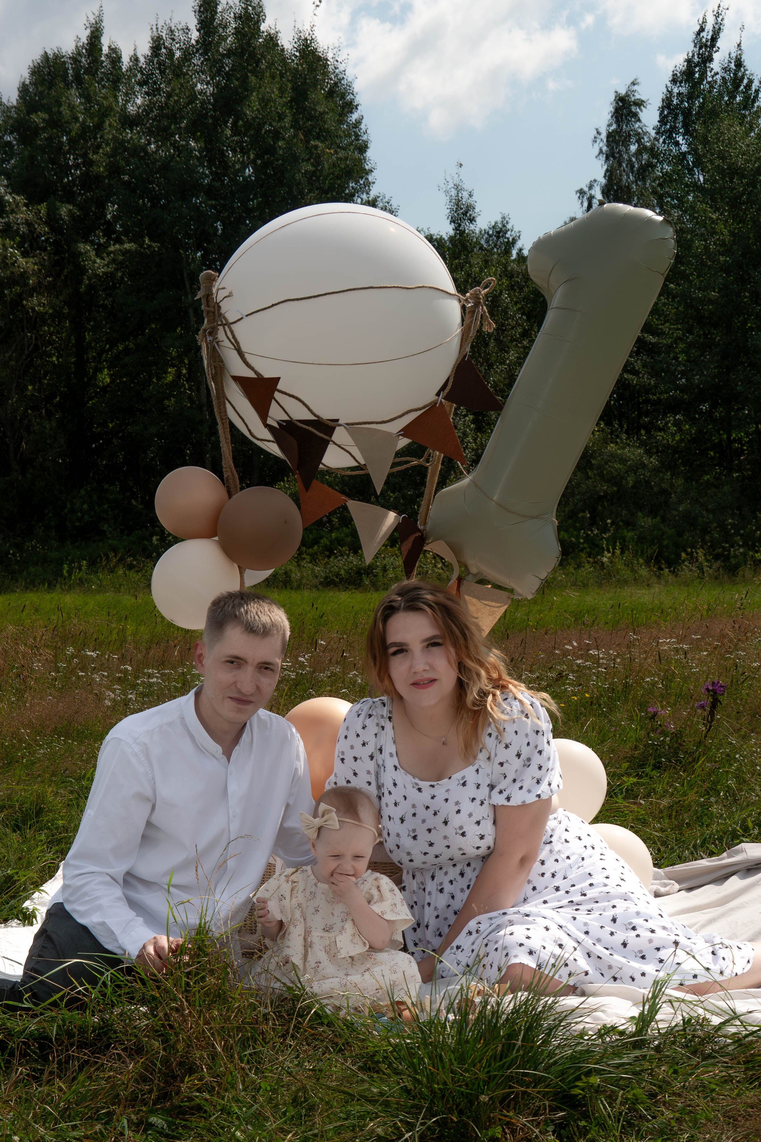 На воздушном шаре. Фотограф Санкт-Петербург