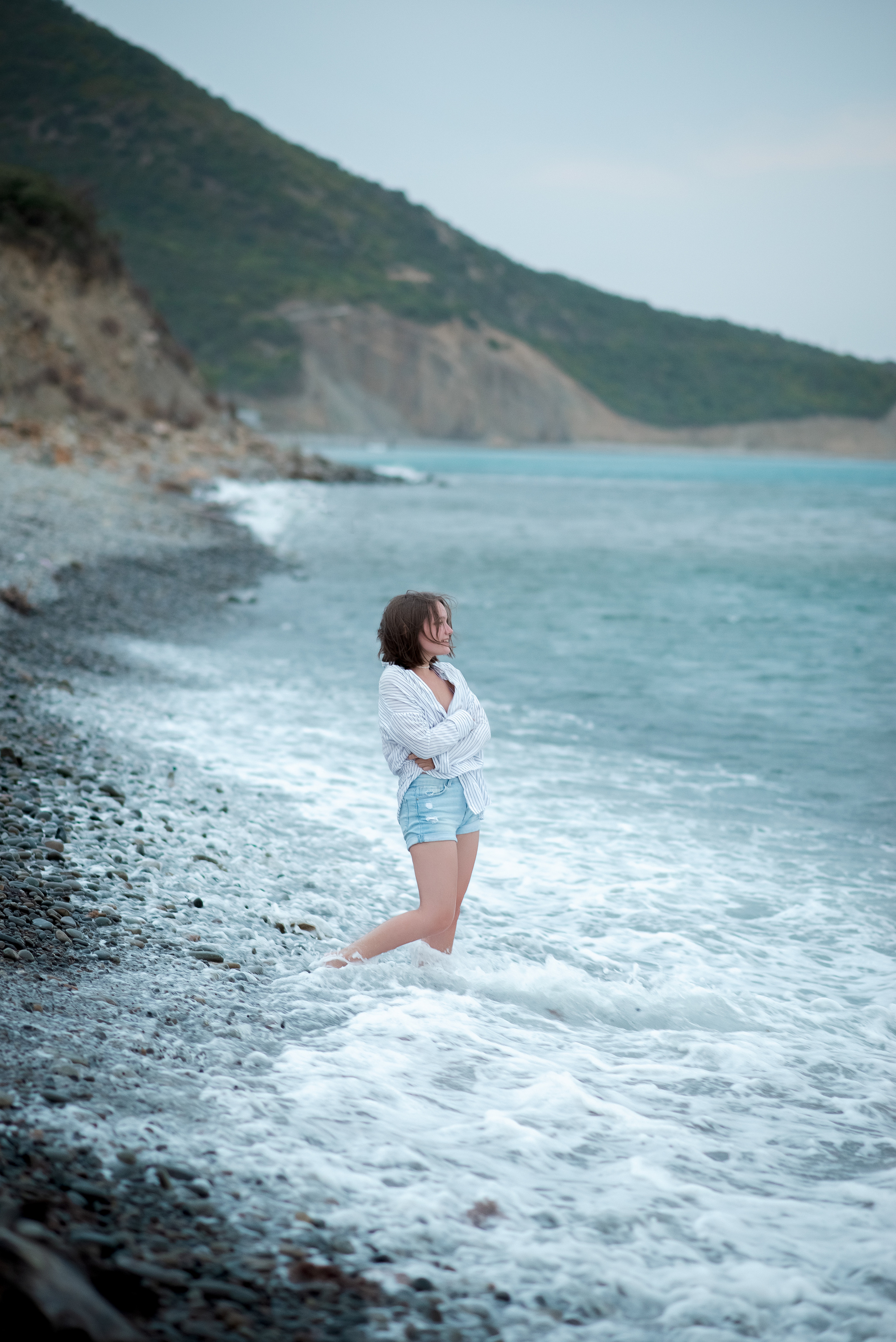 Женский портрет на берегу моря. Детский и семейный фотограф в Йошкар-Оле Светлана Кропочева