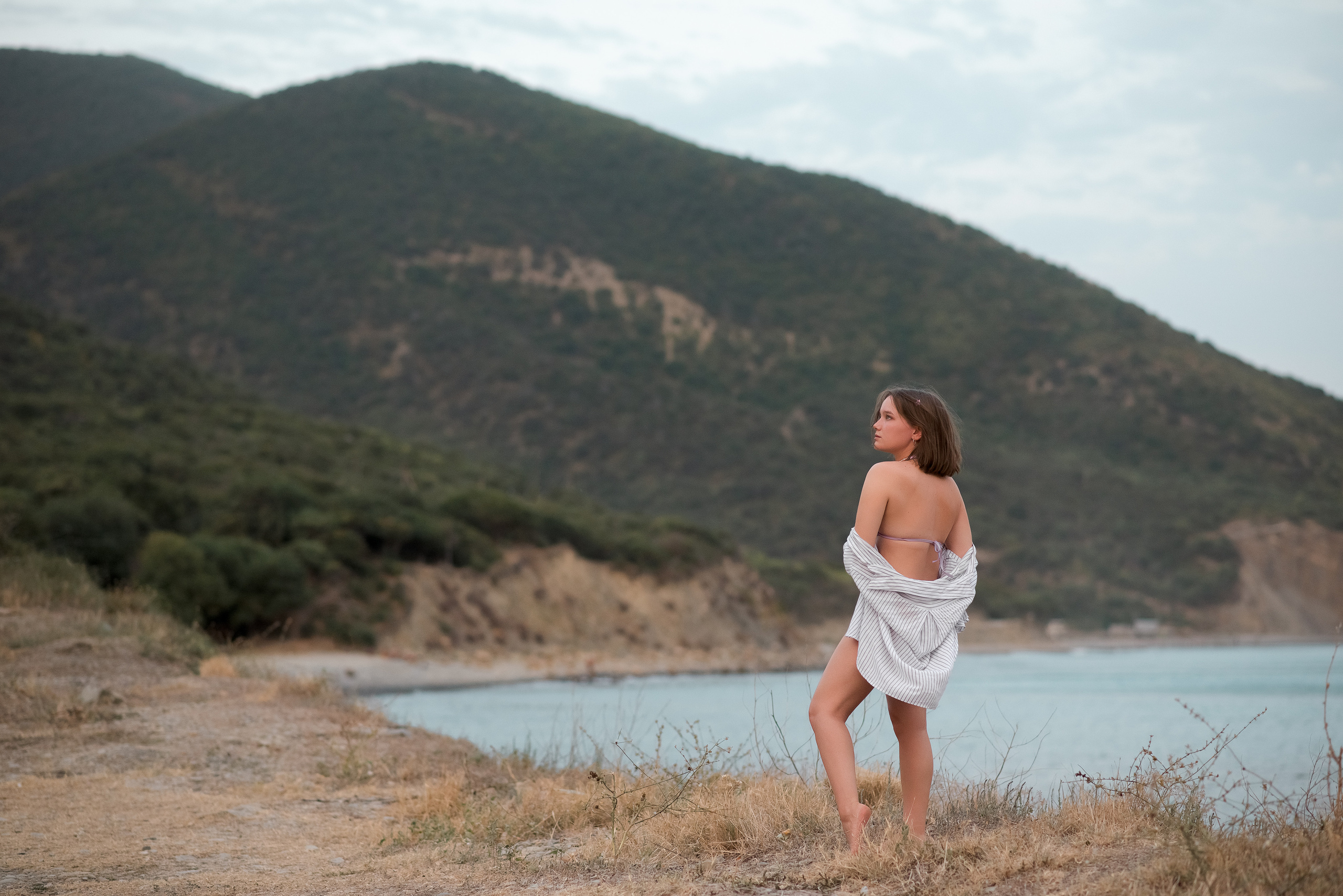 Женский портрет на берегу моря. Детский и семейный фотограф в Йошкар-Оле Светлана Кропочева