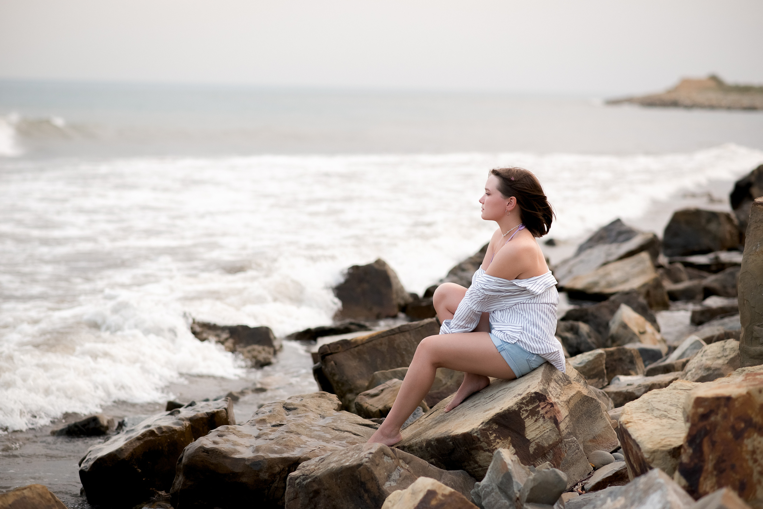 Женский портрет на берегу моря. Детский и семейный фотограф в Йошкар-Оле Светлана Кропочева