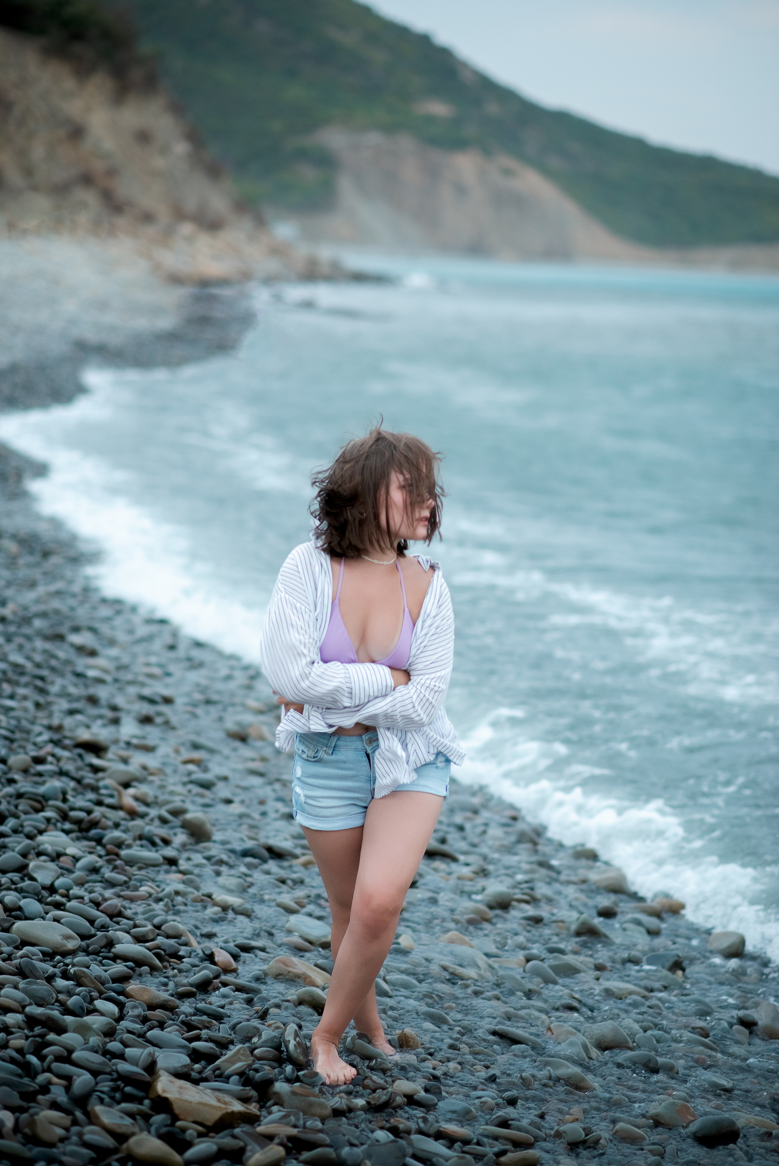 Женский портрет на берегу моря. Детский и семейный фотограф в Йошкар-Оле Светлана Кропочева