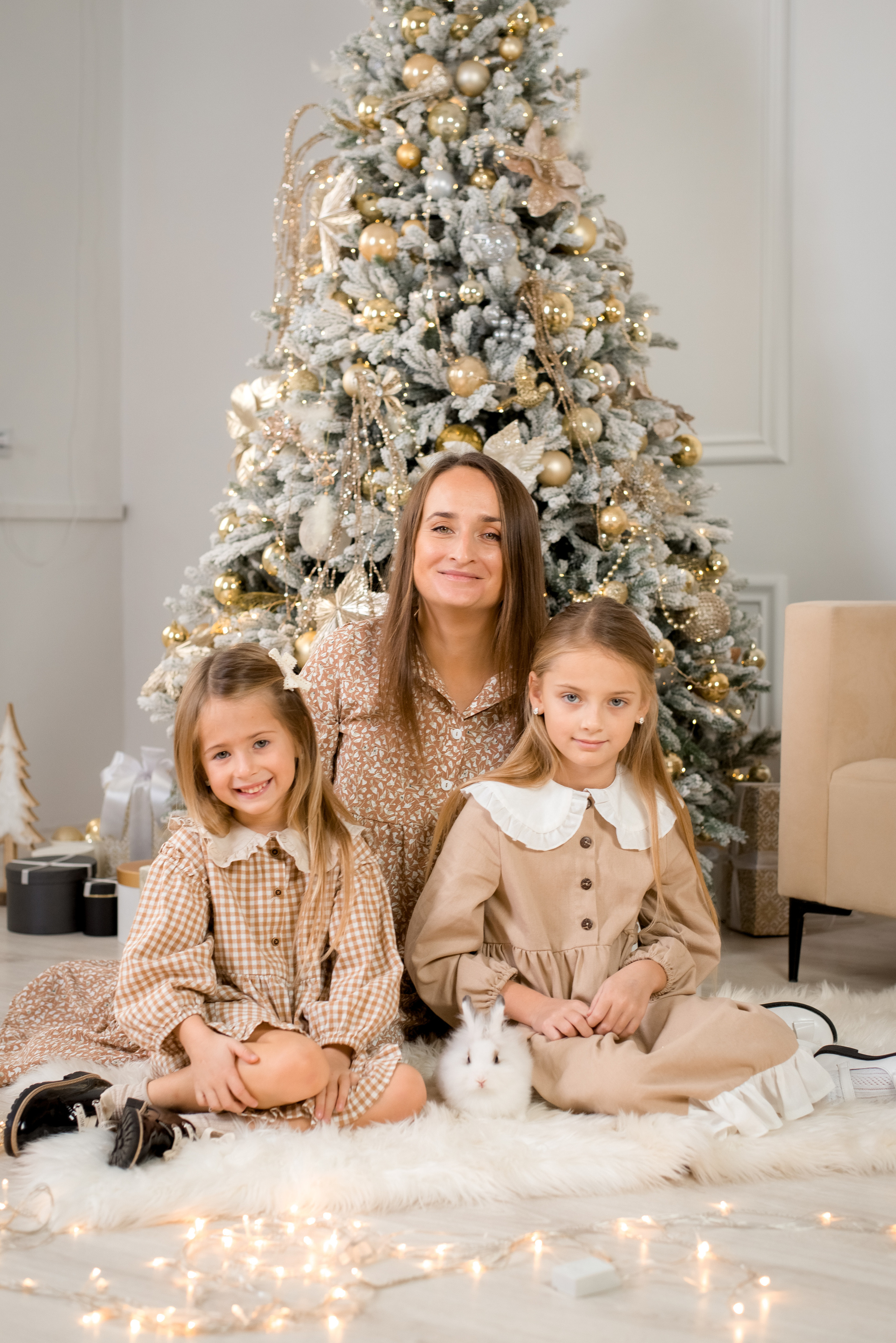 Красивая Новогодняя фотоистория мамы с дочурками. Детский и семейный фотограф в Йошкар-Оле Светлана Кропочева