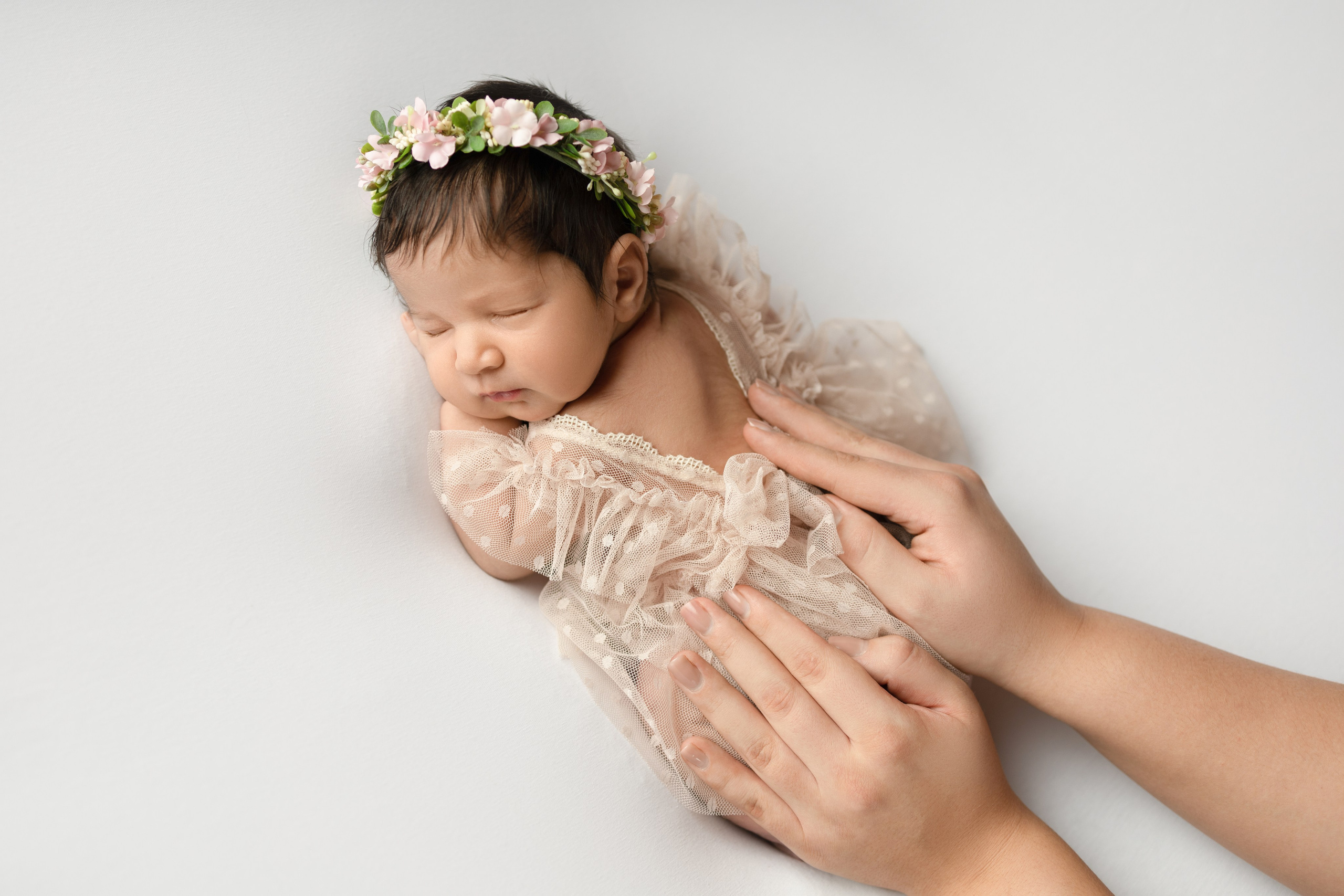 Мэри 12 дней. Фотограф новорождённых Newborn Москва