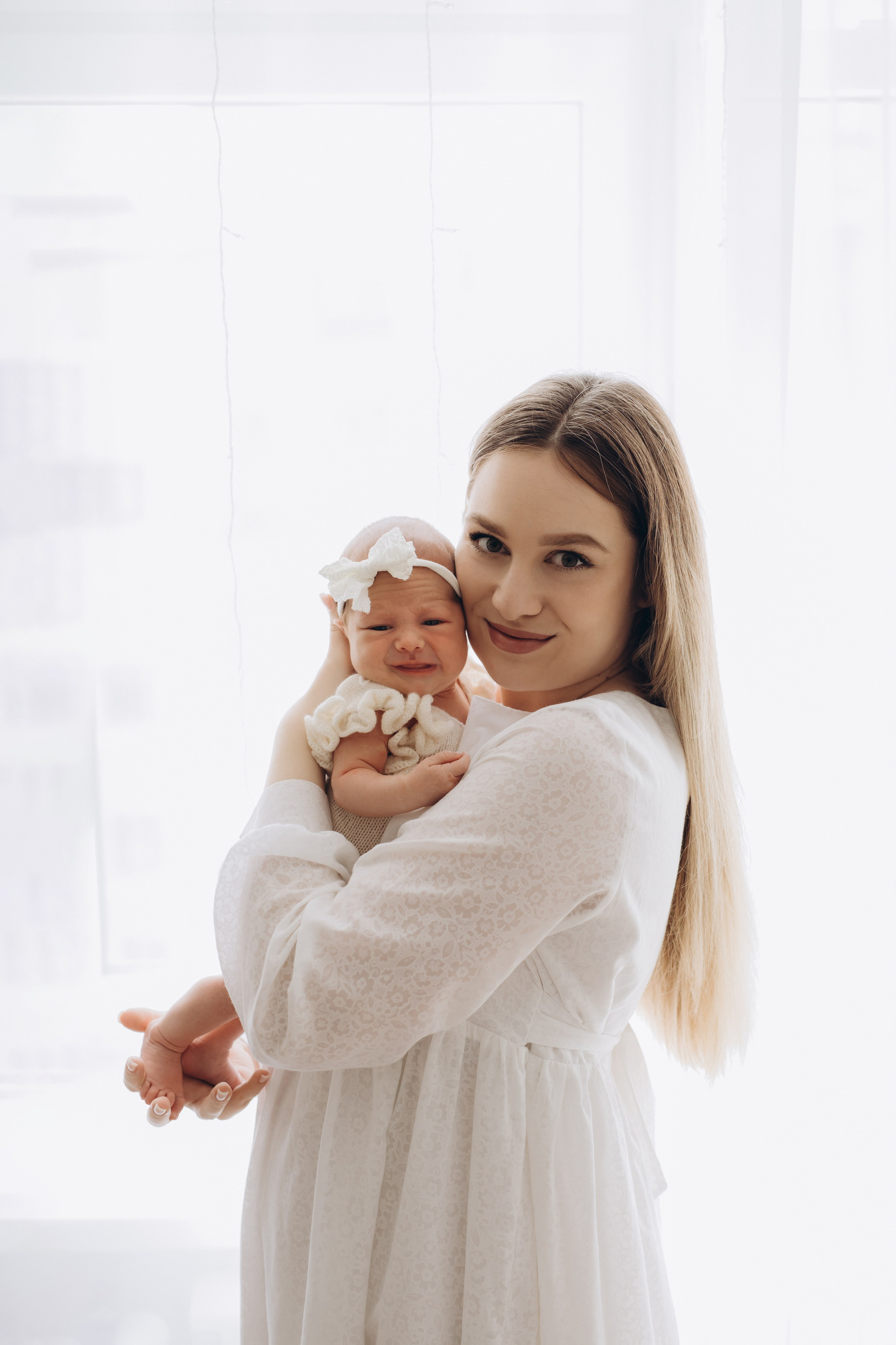 Василиса 23 дня. Фотограф новорождённых Newborn Москва