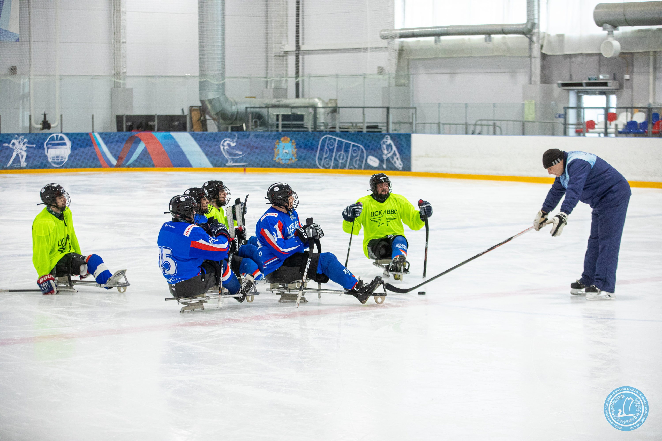 Тренировка команды ЦСК ВВС СЛЕДЖ. Фотограф в Самаре Максим Калинин