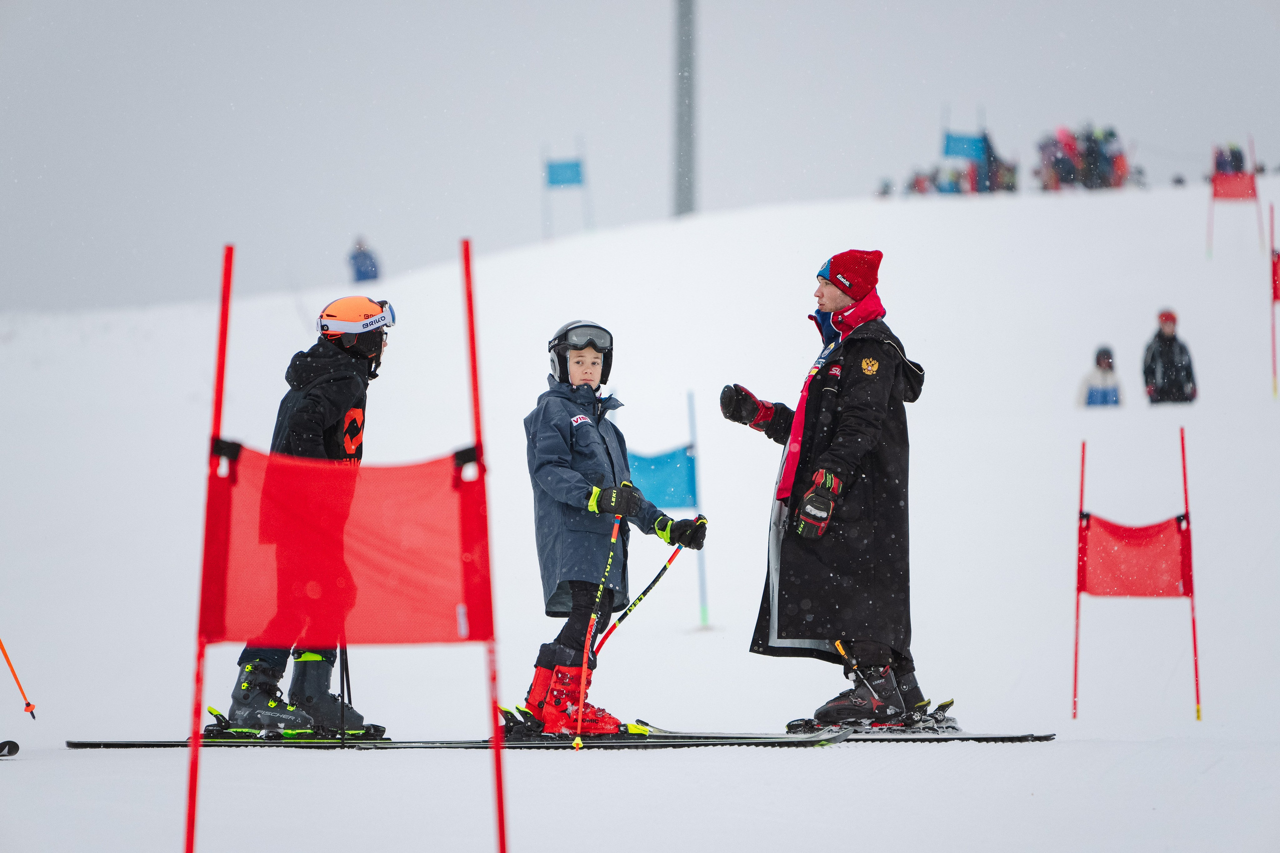Горные лыжи. Первенство Центрального Федерального Округа. GS U14 Шуколово. Фотограф Студитский Евгений
