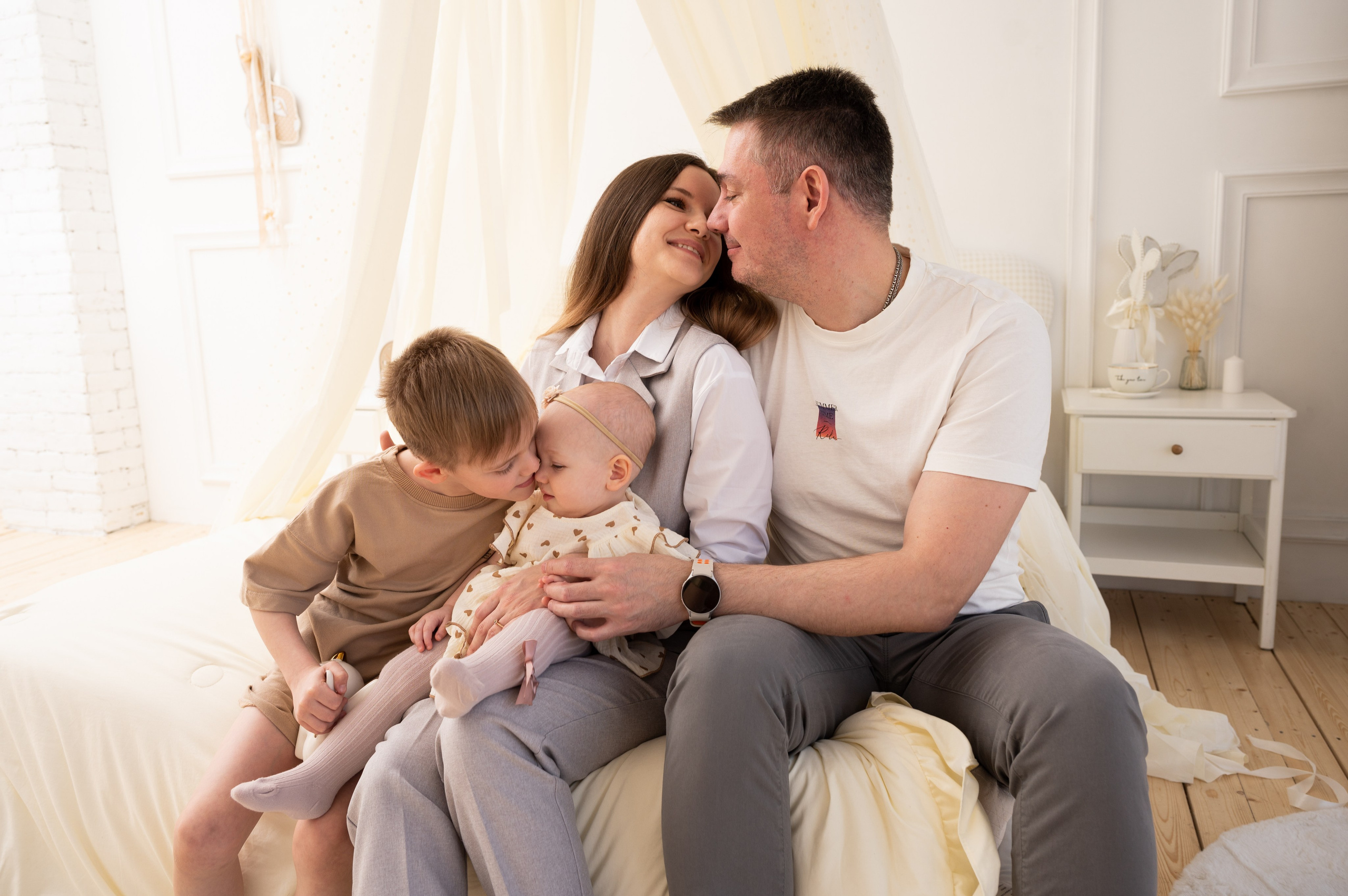 Студийные семейные съемки. Фотограф новорожденных в Санкт-Петербурге Татьяна Тарасенко