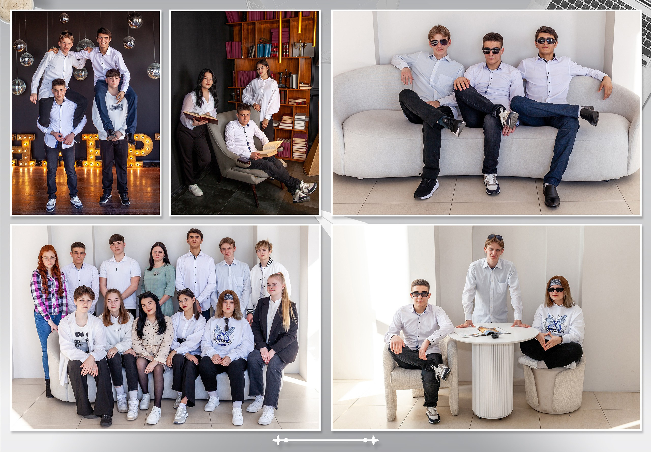 Выпускной альбом для 9 класса Лаконизм. Выпускные альбомы