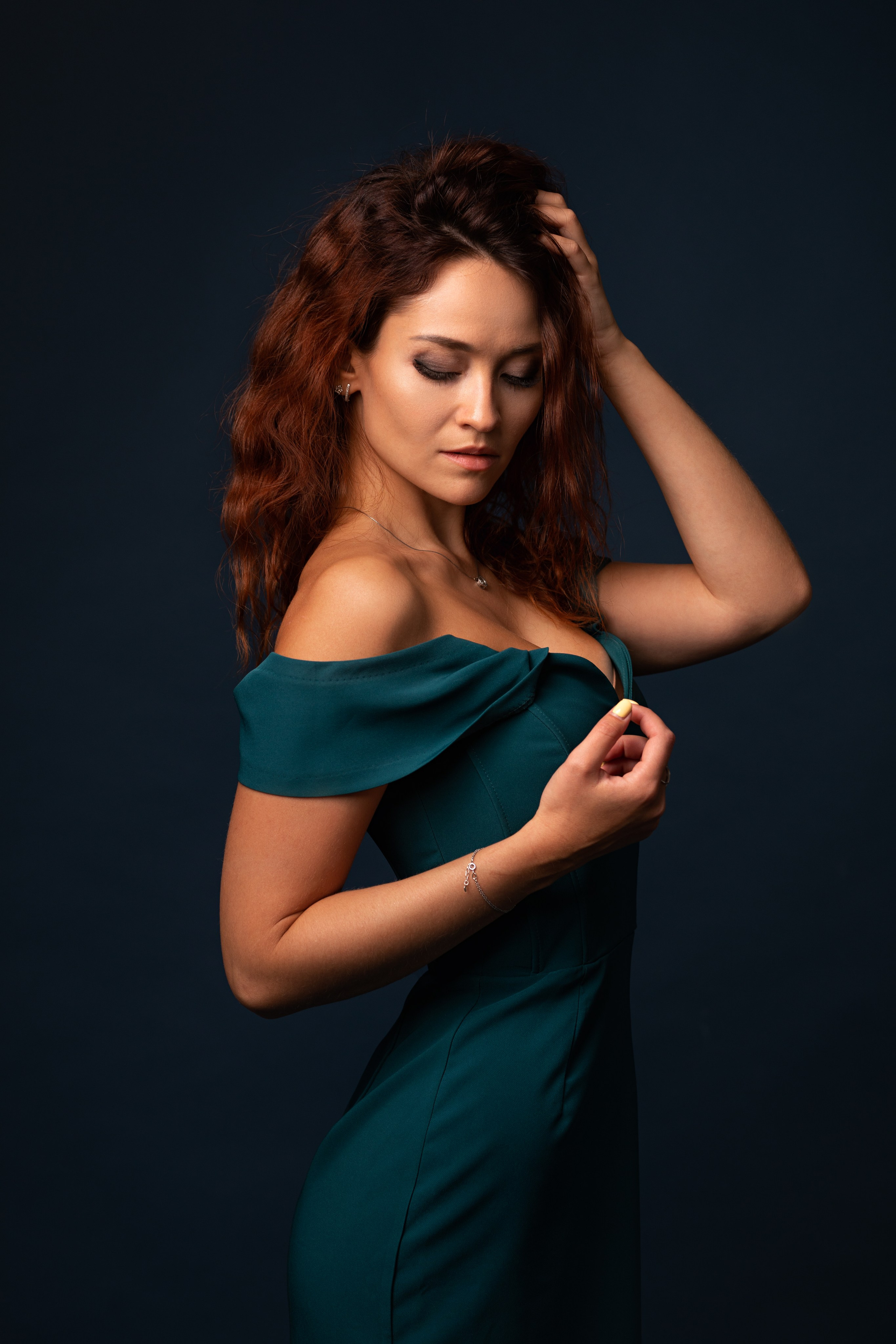 Съемка с Еленой в студии на циклораме для «себя»