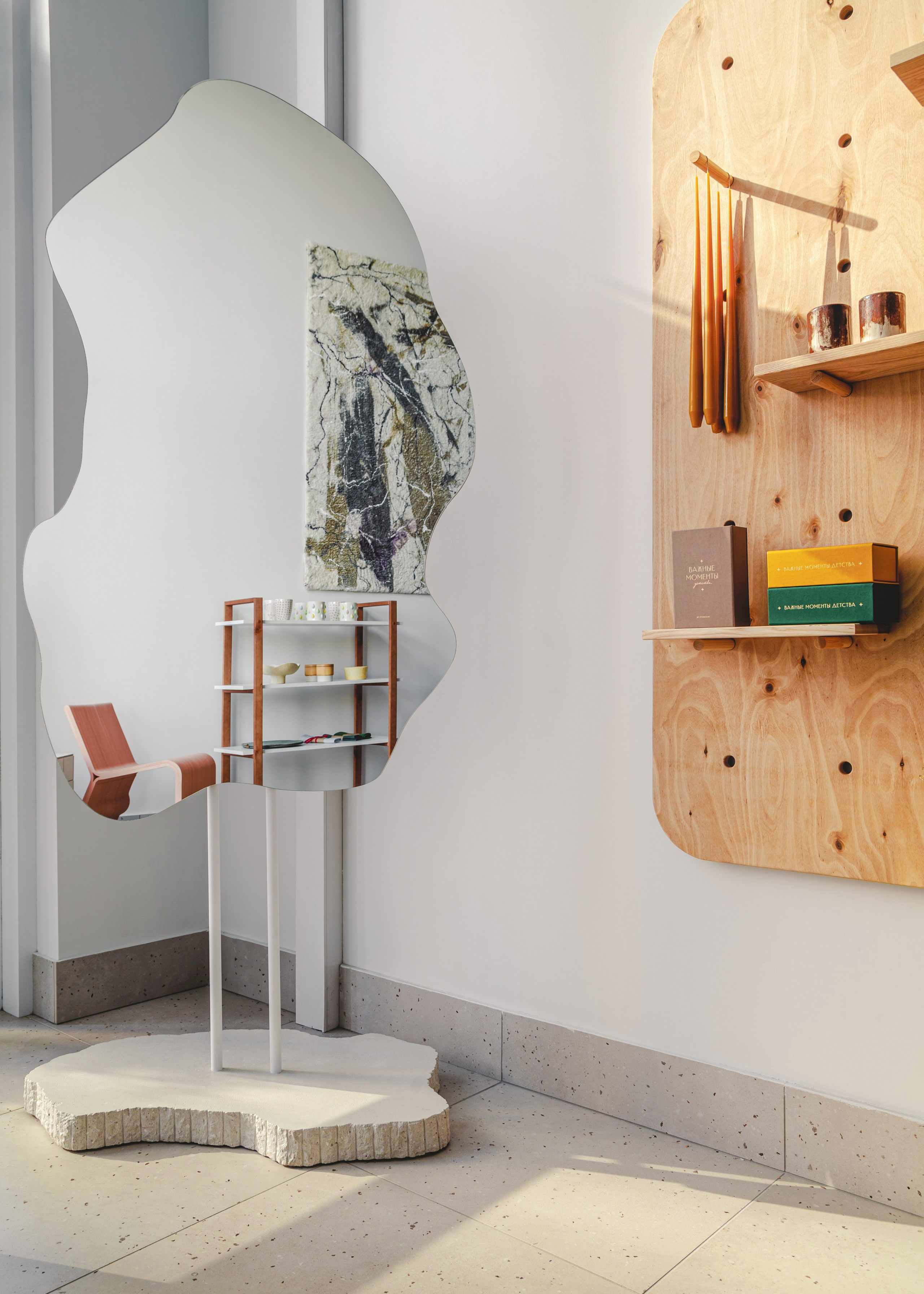 Корнер упаковки подарков Paper Yes Paper. Дизайнер интерьеров