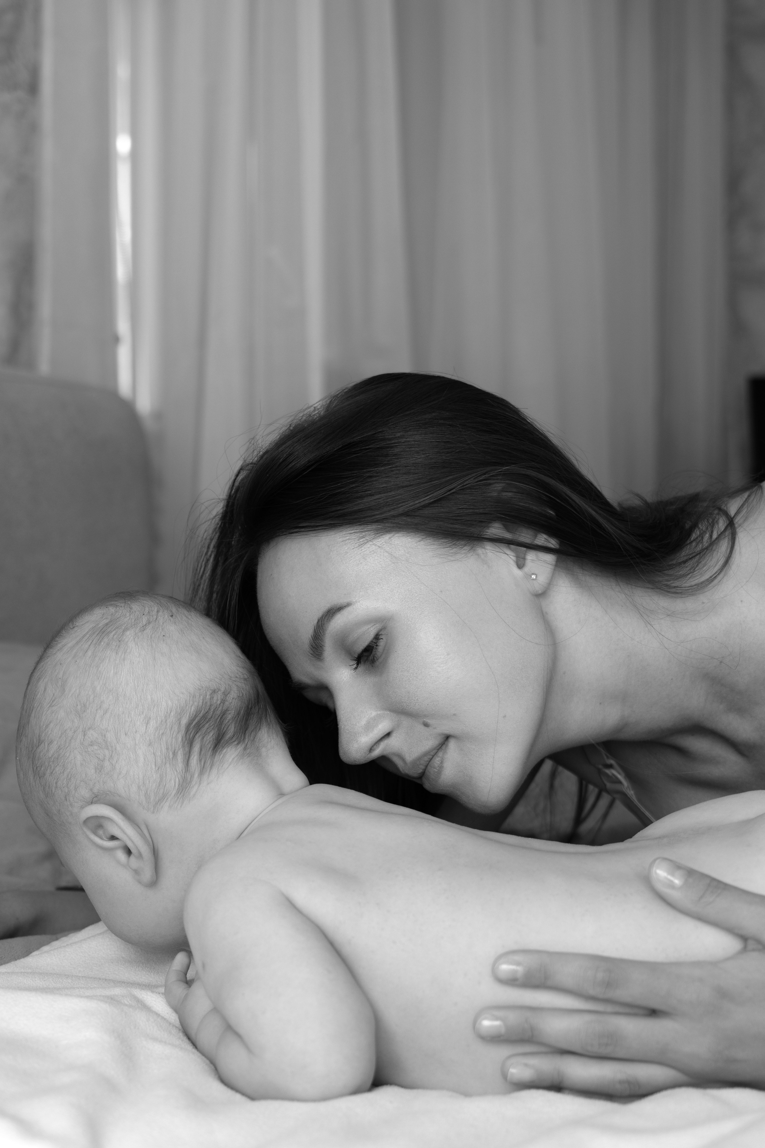 Мама и малыш (5 месяцев). Фотограф видеограф Ольга Василевская