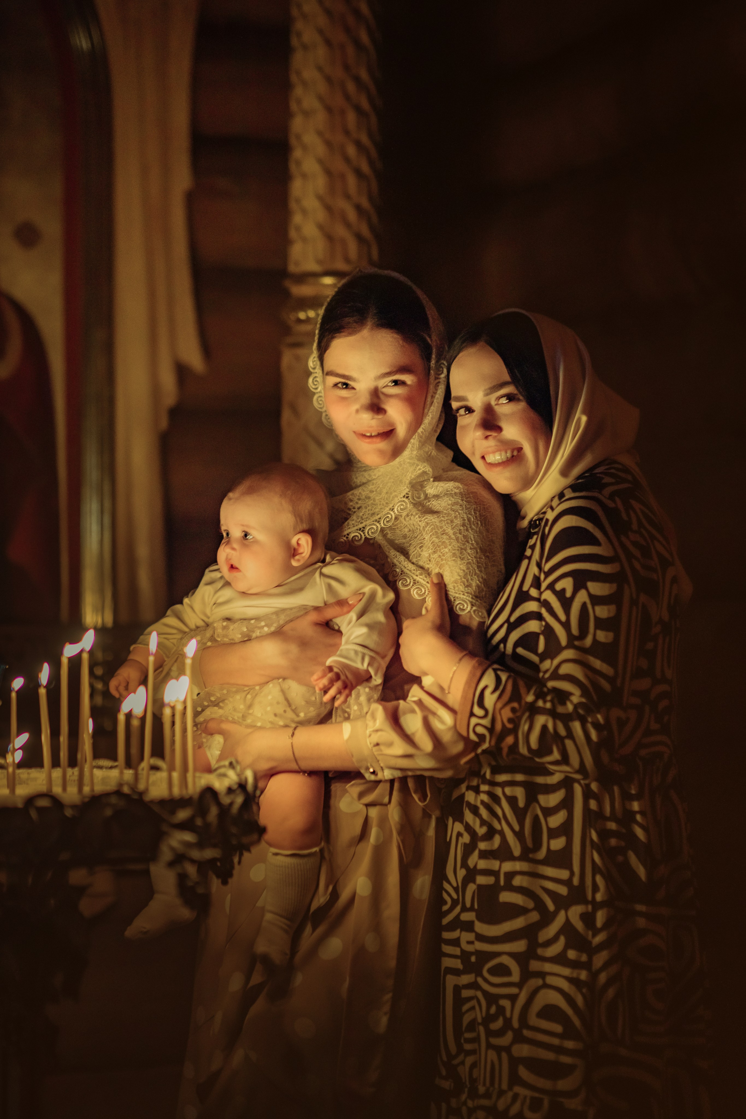 Таинство крещения Софии, апрель 2024