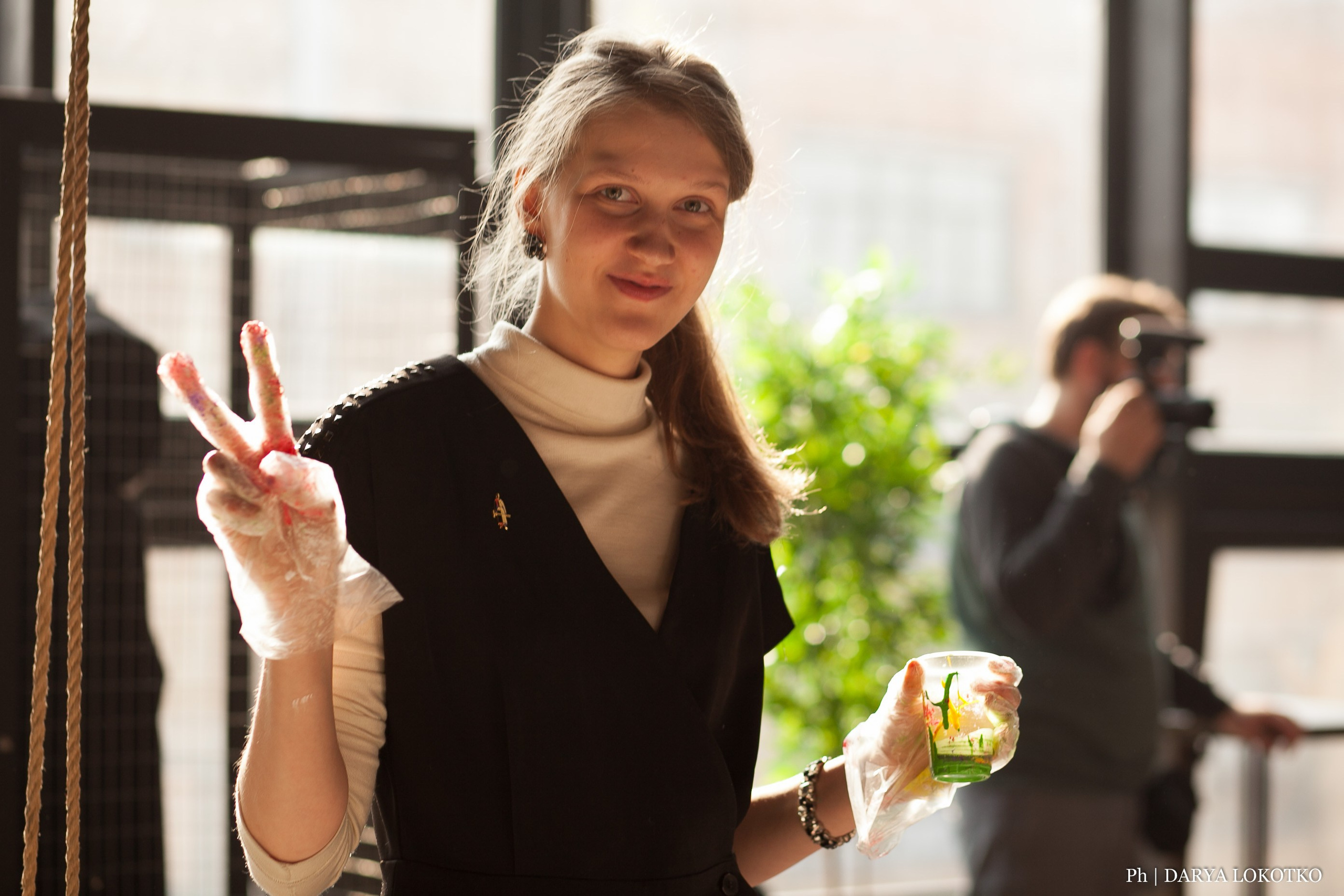 Мастер класс Fluid Art. Фотограф Дарья Локотко в Красноярске