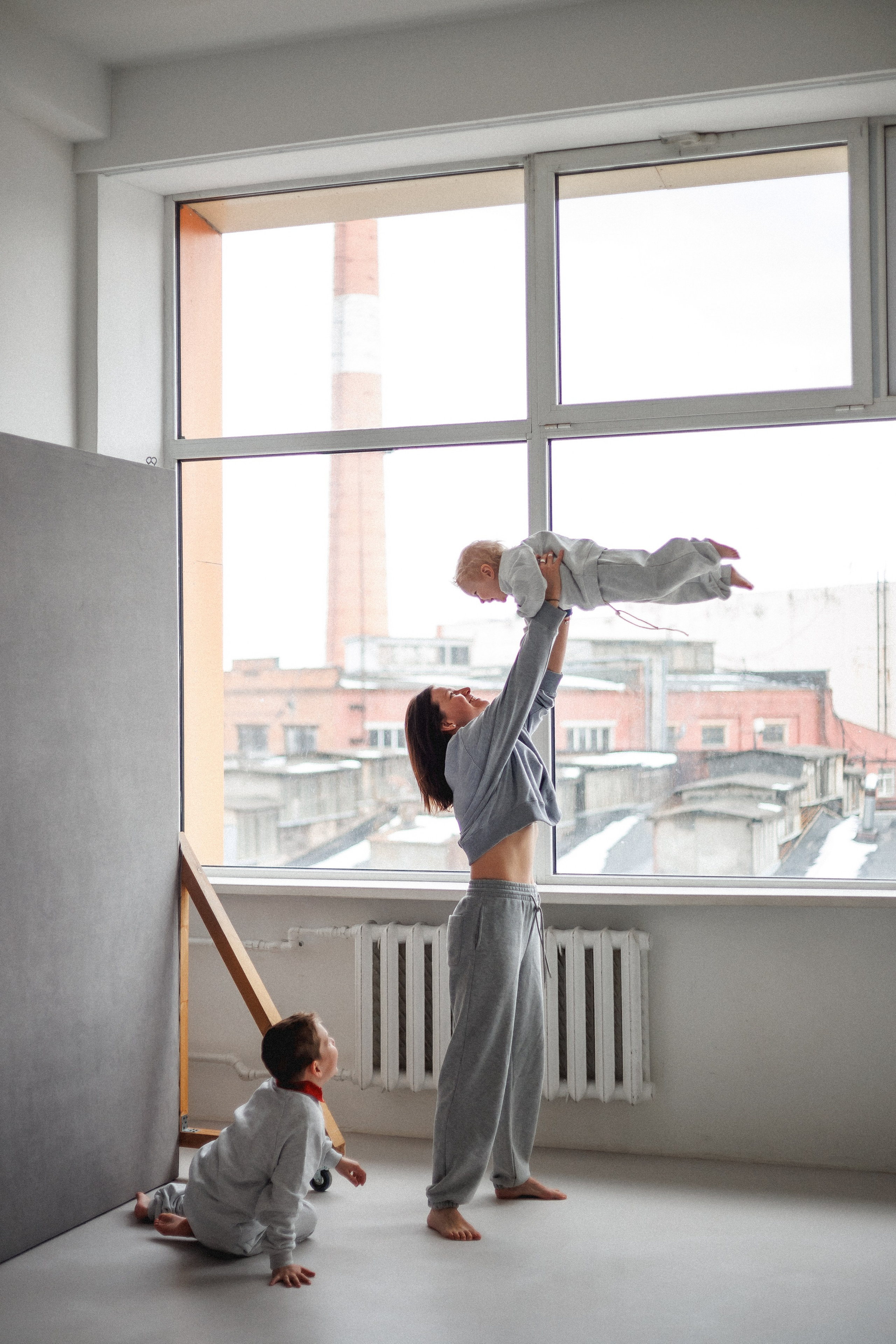 Даша и сыновья. Фотограф в Москве Базанова Дарья
