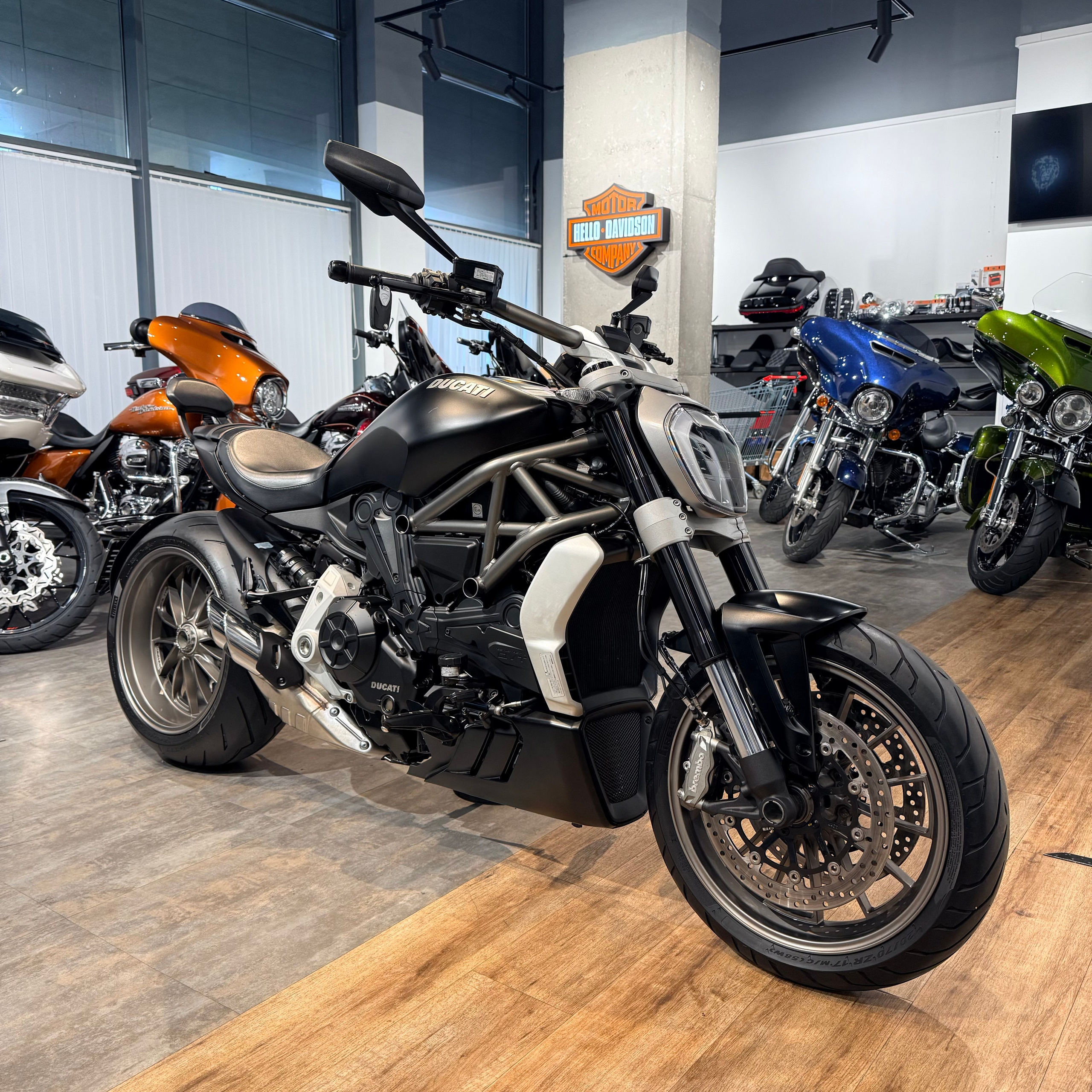 2018 ducati xDiavel Black Denim (VIN *ZDM*6129). Hello Davidson, Москва. Только хорошие мотоциклы…