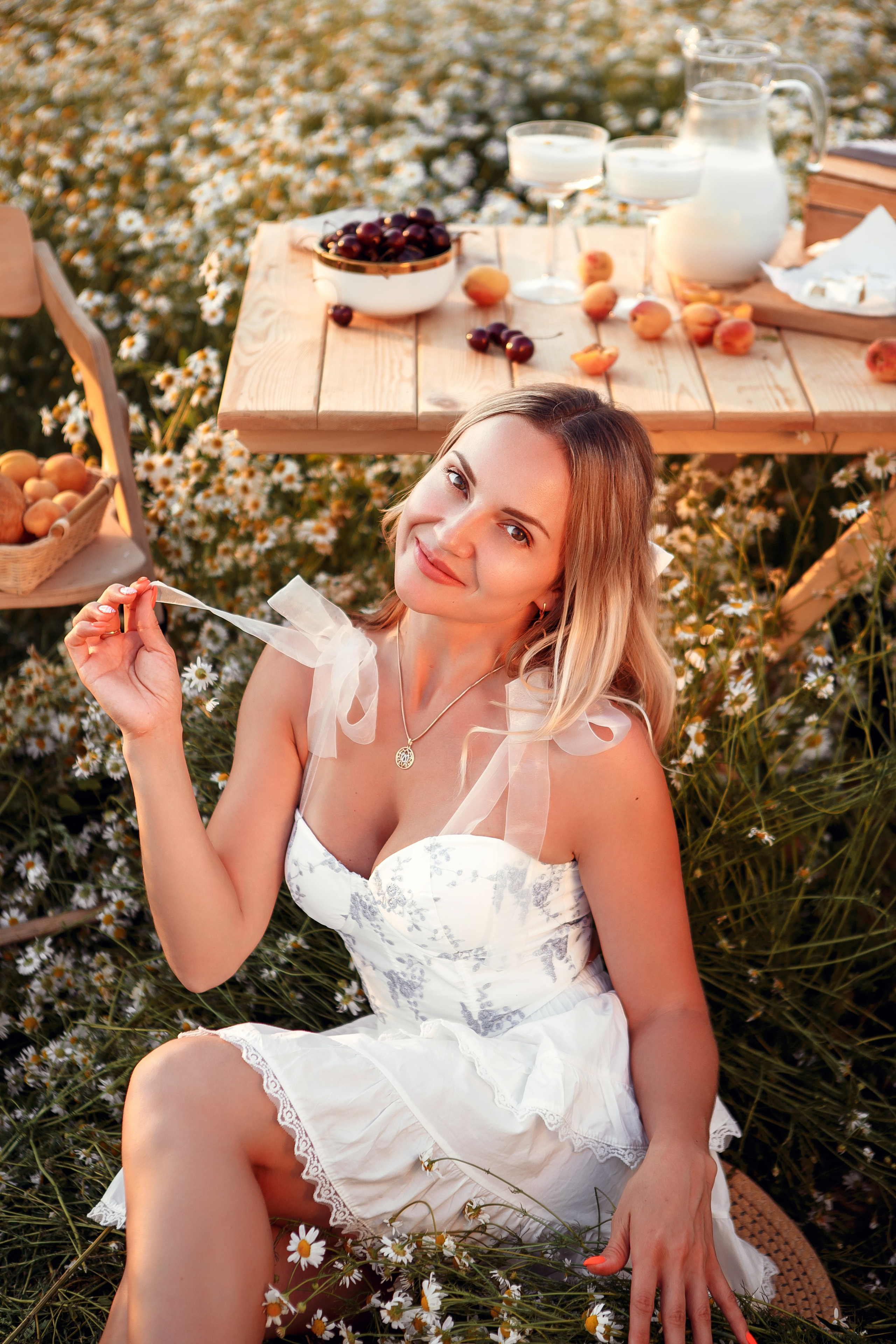 Завтрак в ромашках. Фотограф в Иваново и других городах Ирина Сметанкина