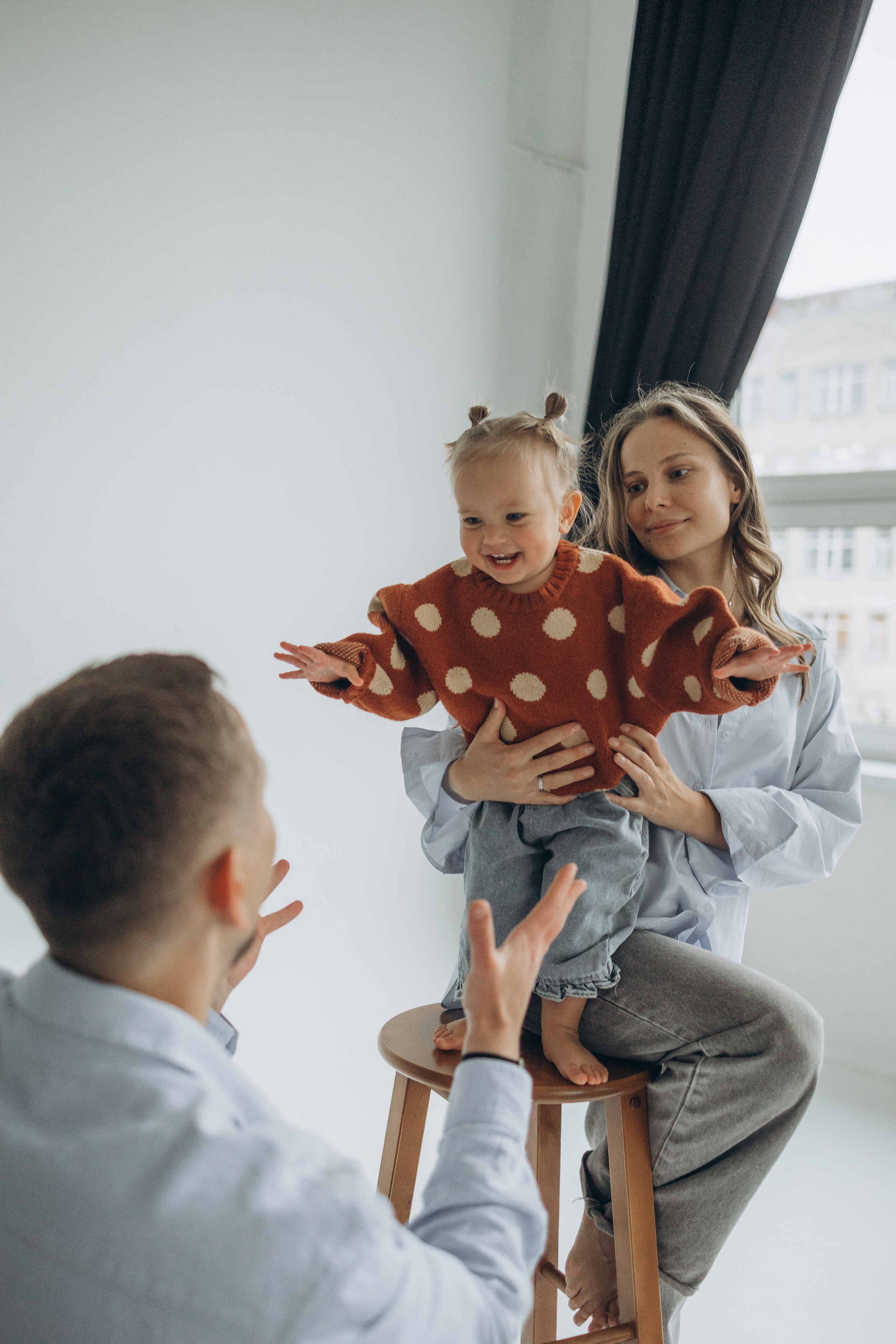 Анна, Сергей и София. Семейный фотограф в Москве Виктория Ястребинская