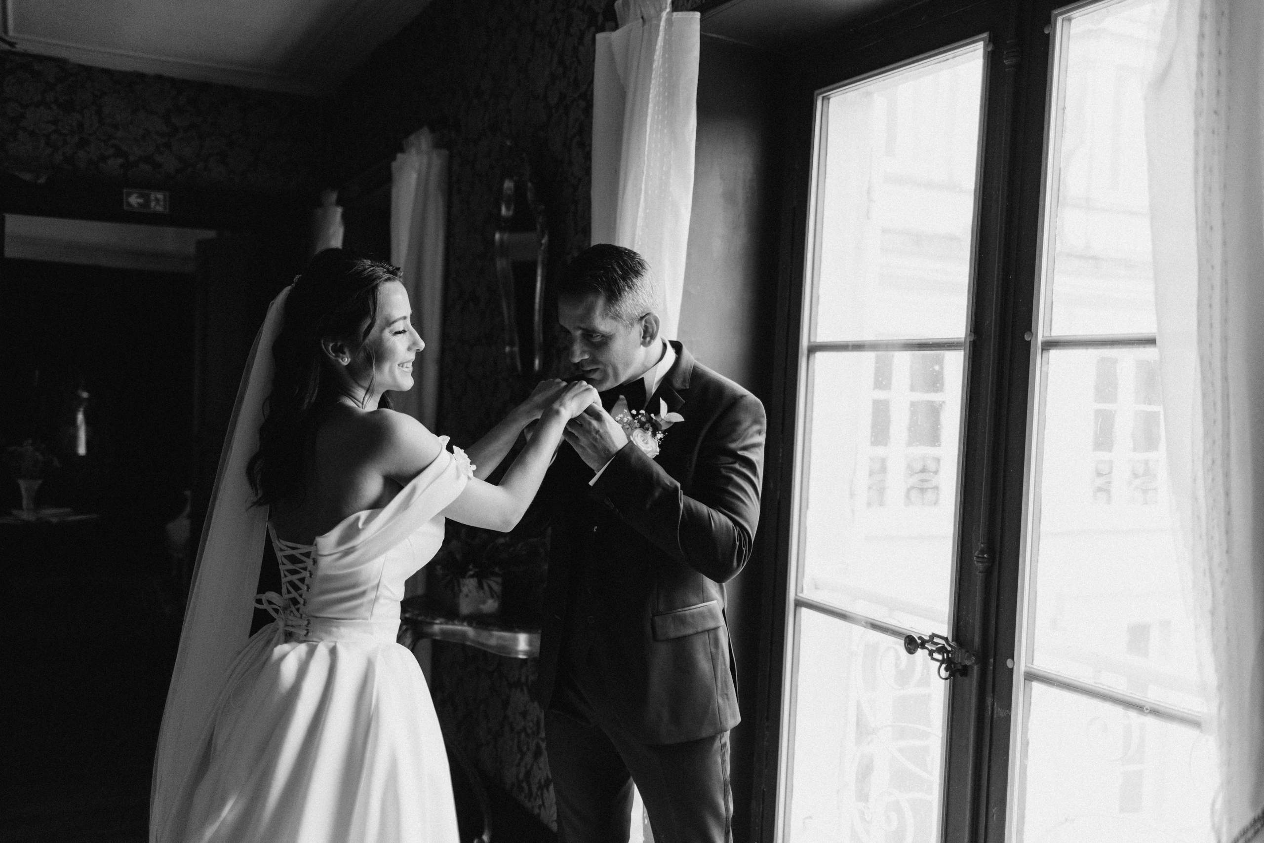 Pendant la pluie. Photographe à Paris