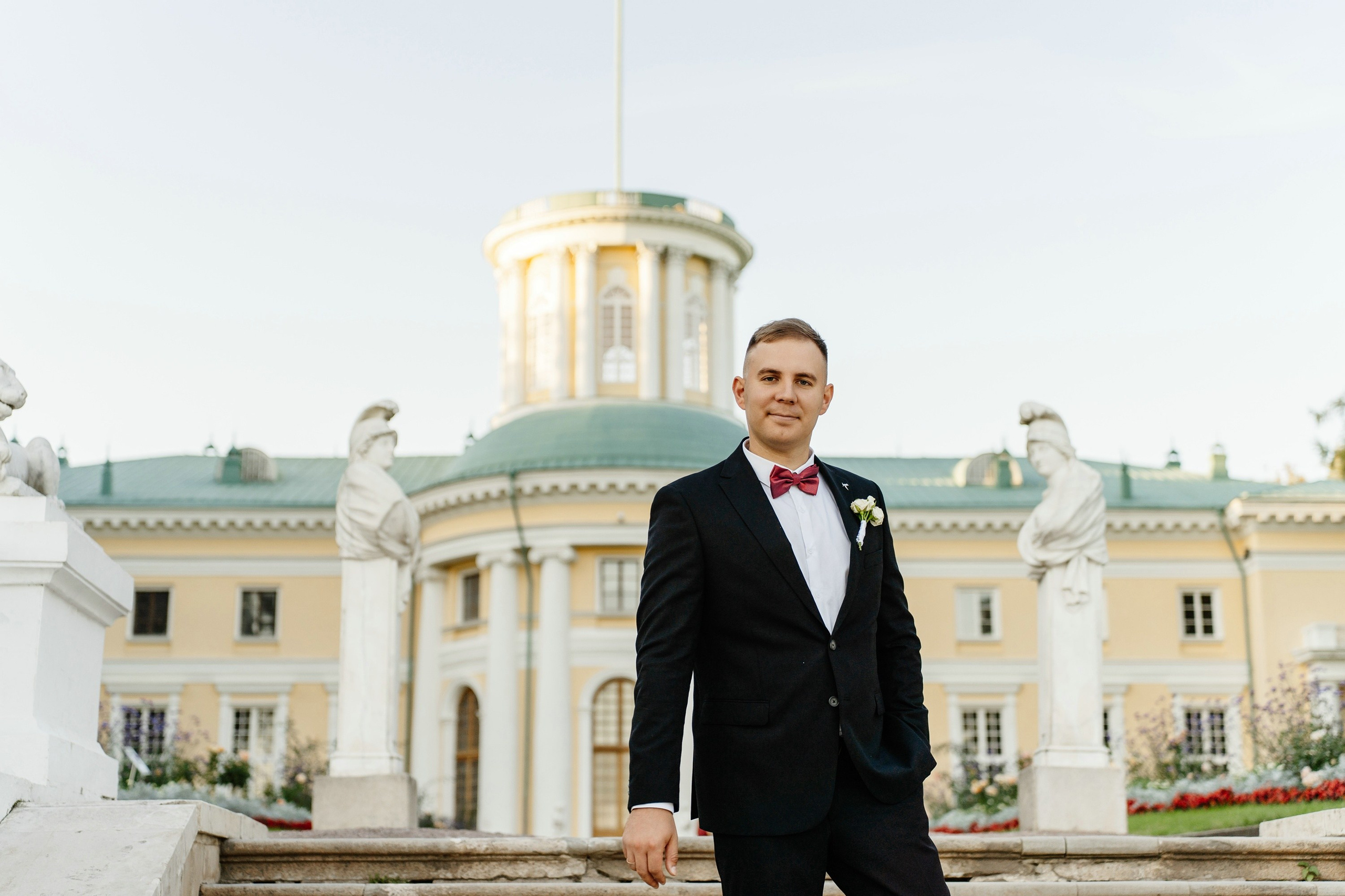 Свадьба в усадьбе Архангельское. Свадебный и семейный фотограф в Москве Светлана Зоткина