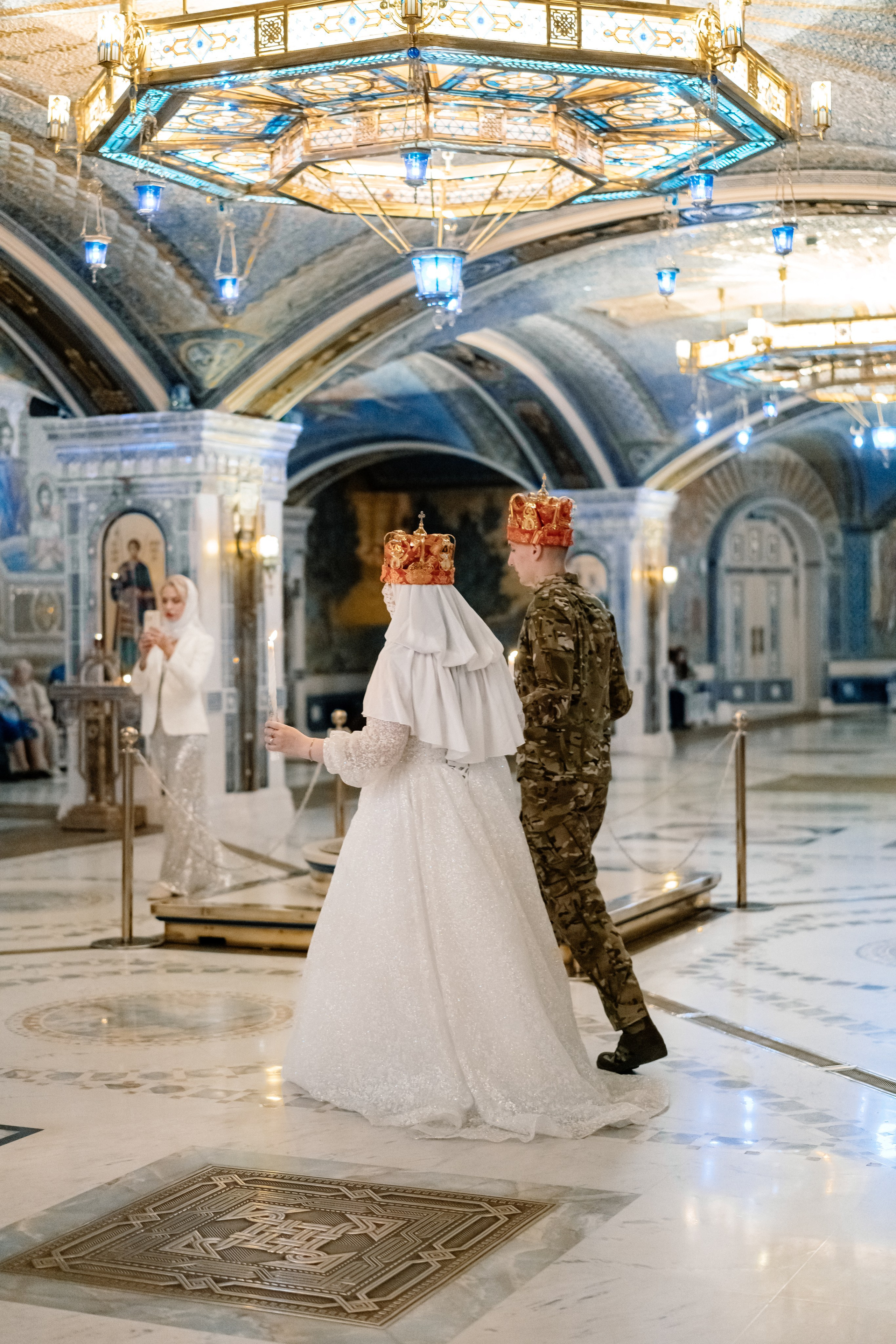 Венчание в Главном храме вооруженных сил (Патриот). Семейный фотограф Одинцово Москва Наталия Черенкова