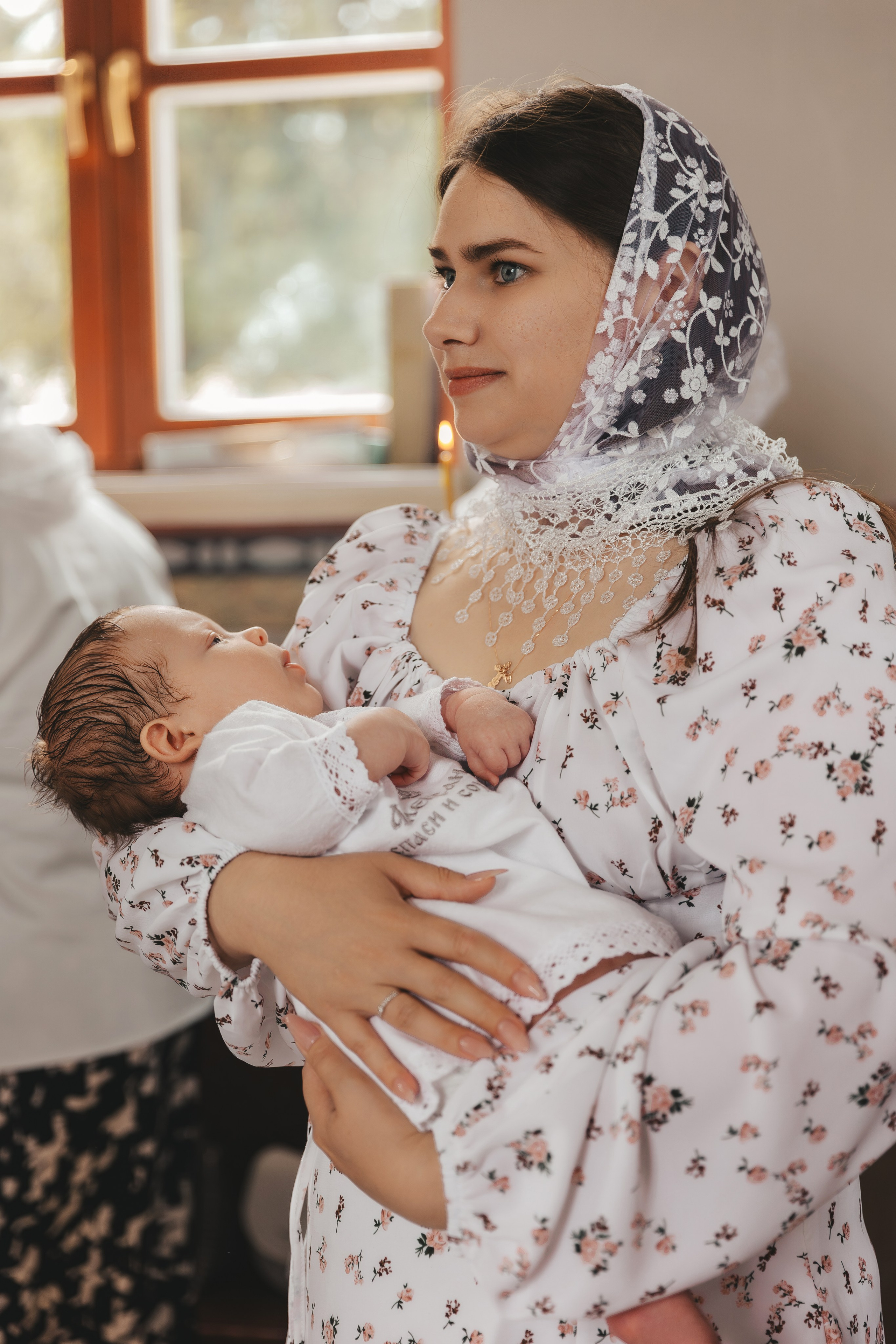 Репортажная съемка Крещения в Москве и области. Семейный и женский фотограф в Москве Надежда Воробьева