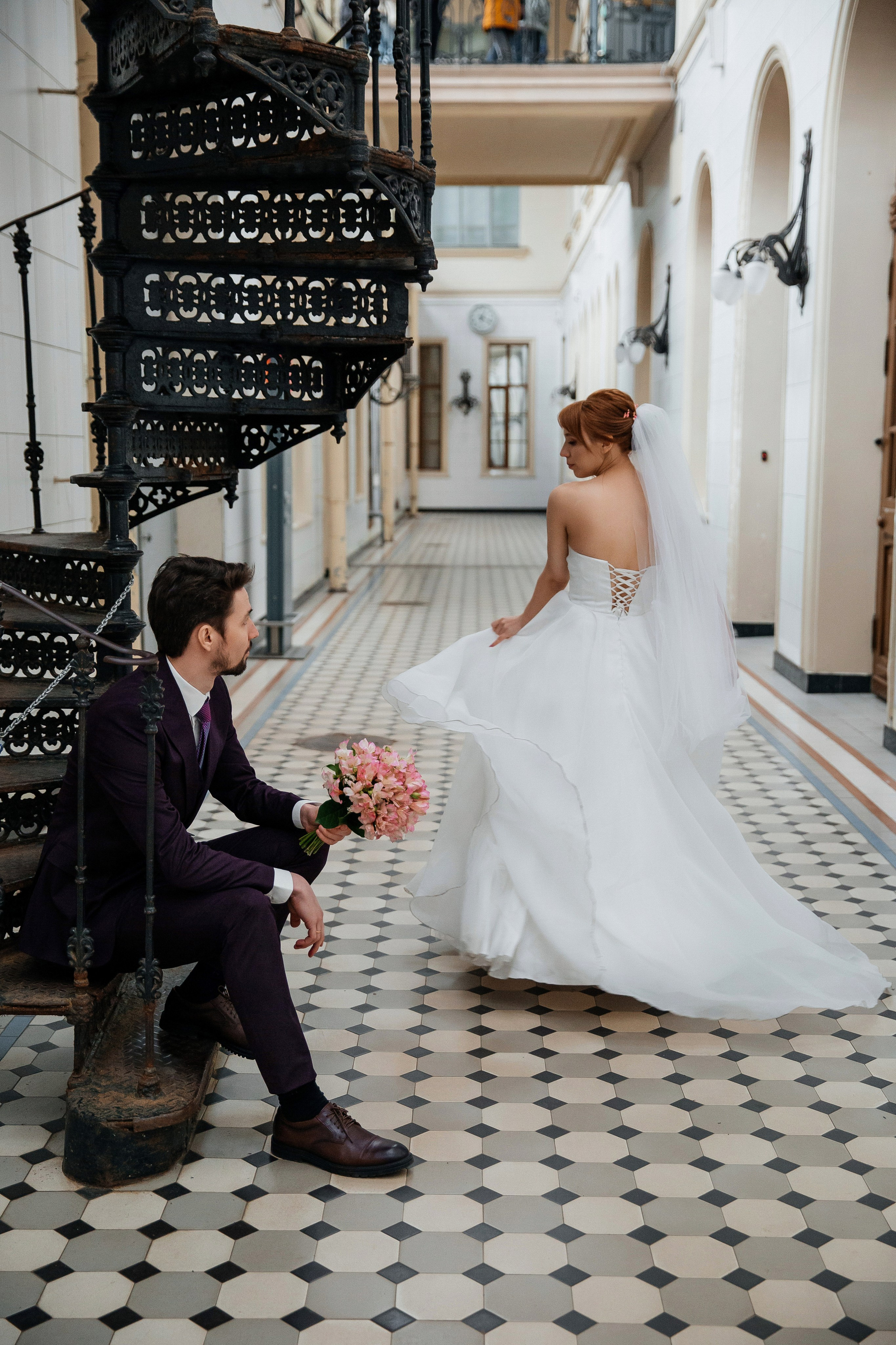 Первый ЗАГС и Фотосессия на Витебском в апреле. Свадебный фотограф в Санкт-Петербурге Вика Стукачева
