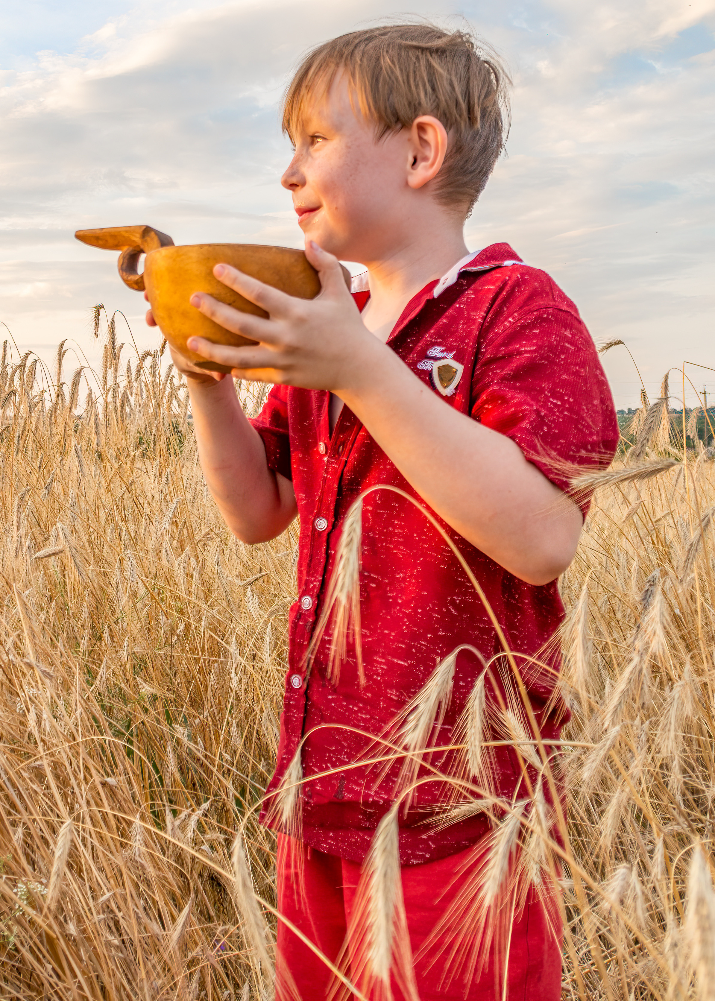 По пшеничному полю. Фотограф в РФ и ЛНР Юлия Федосеева
