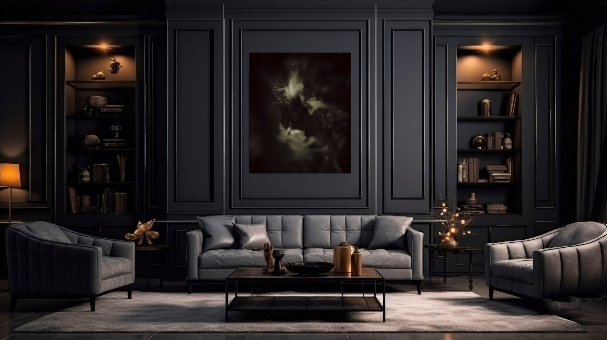 Flowers. Visual artist