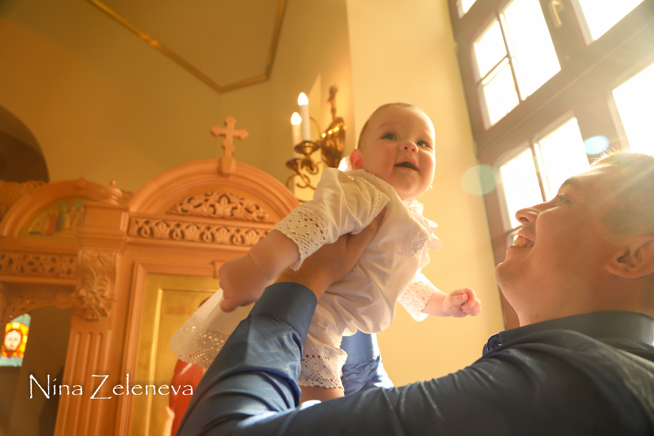Крещение. Нина Зеленева фотограф новорожденных
