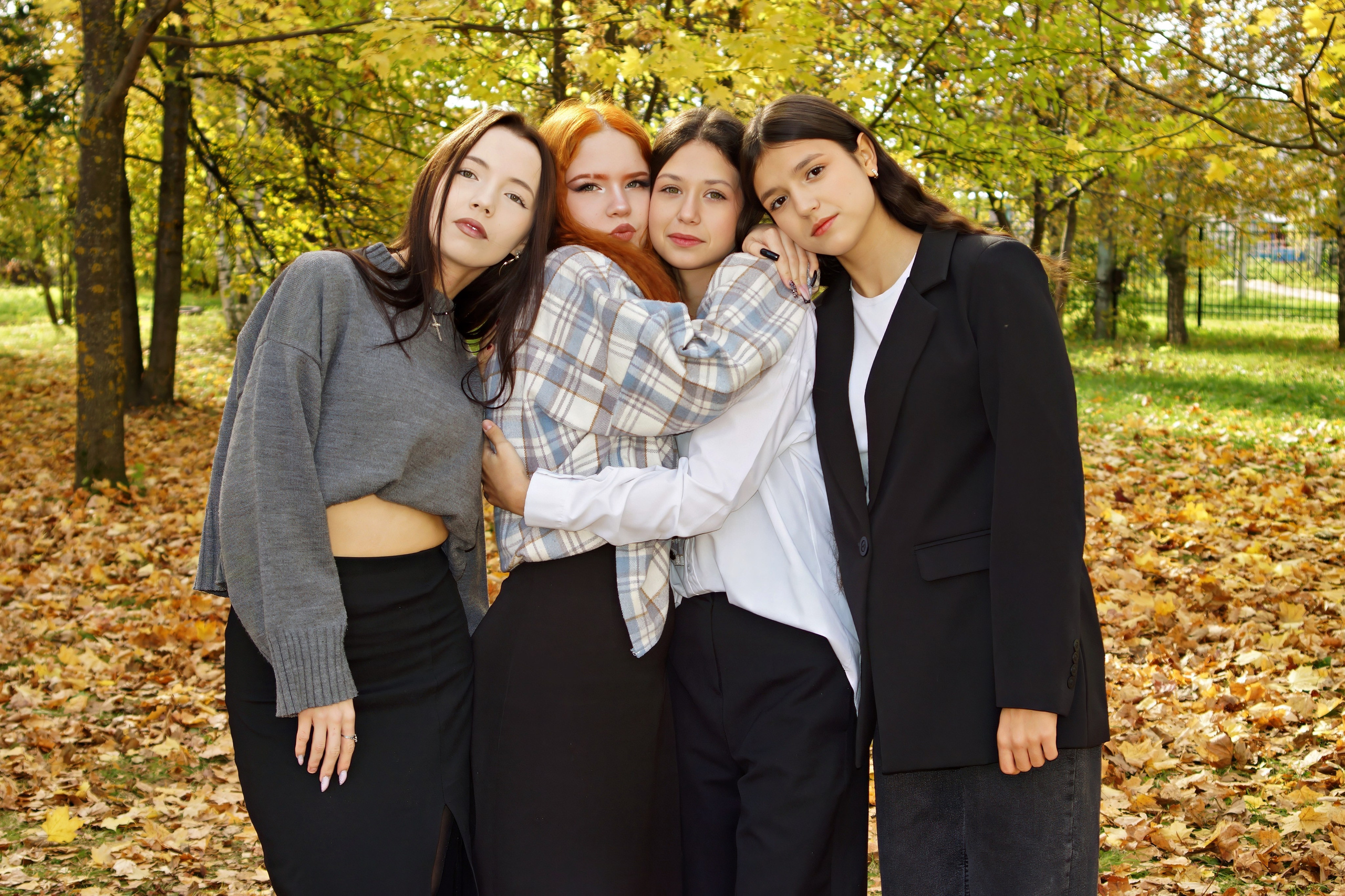 Осенняя фотосессия в школе г. Йошкар-Ола