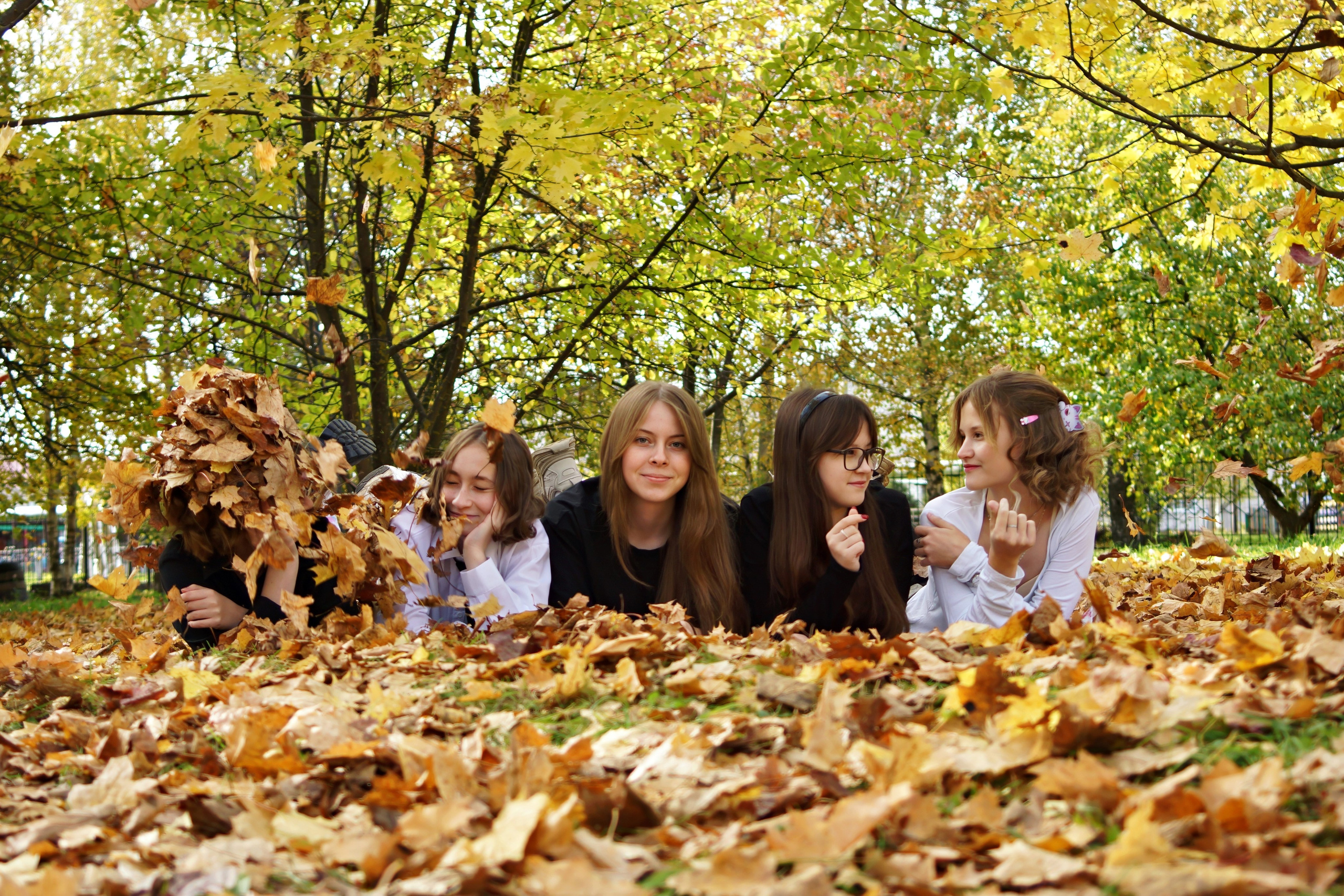 Осенняя фотосессия в школе г. Йошкар-Ола