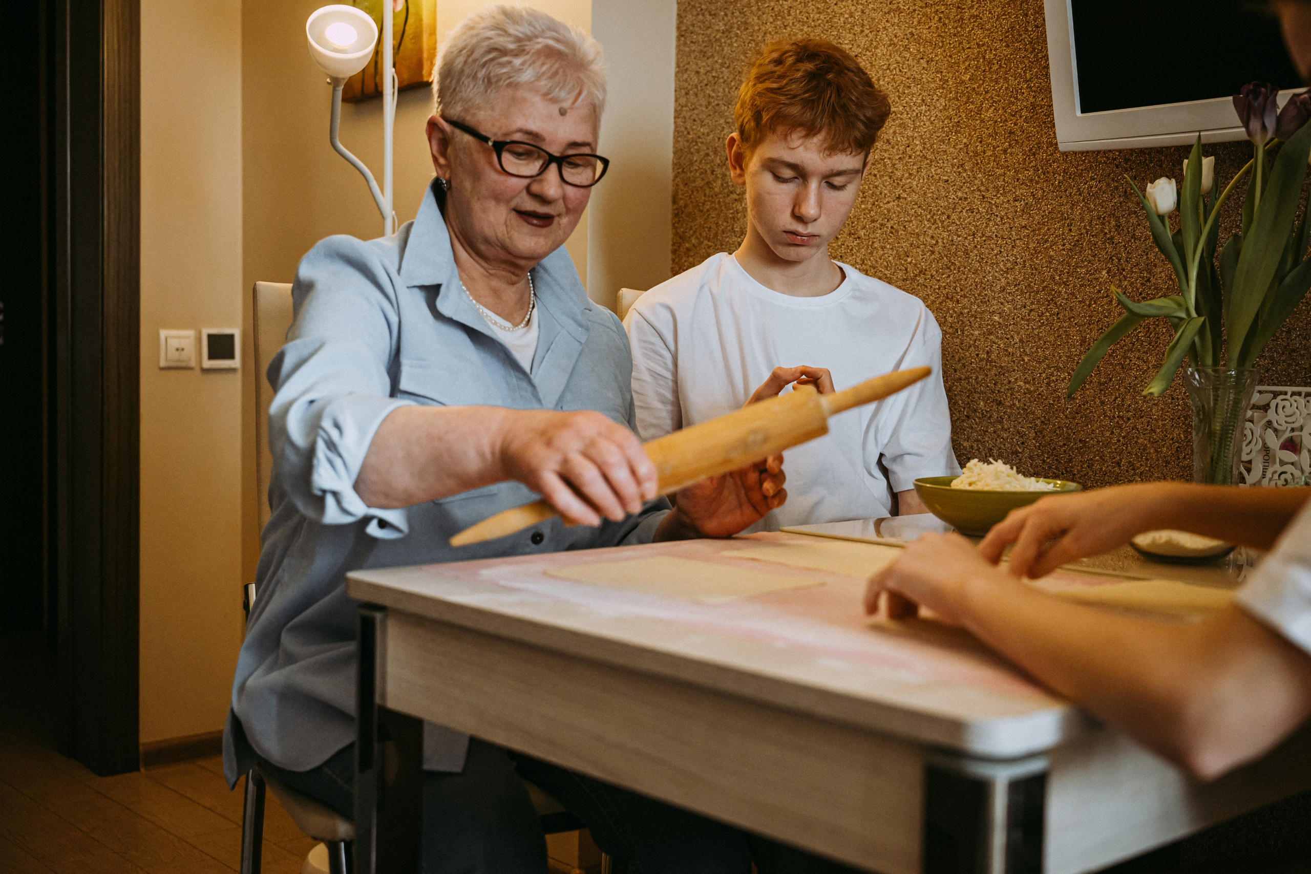 фотосессия с бабушкой